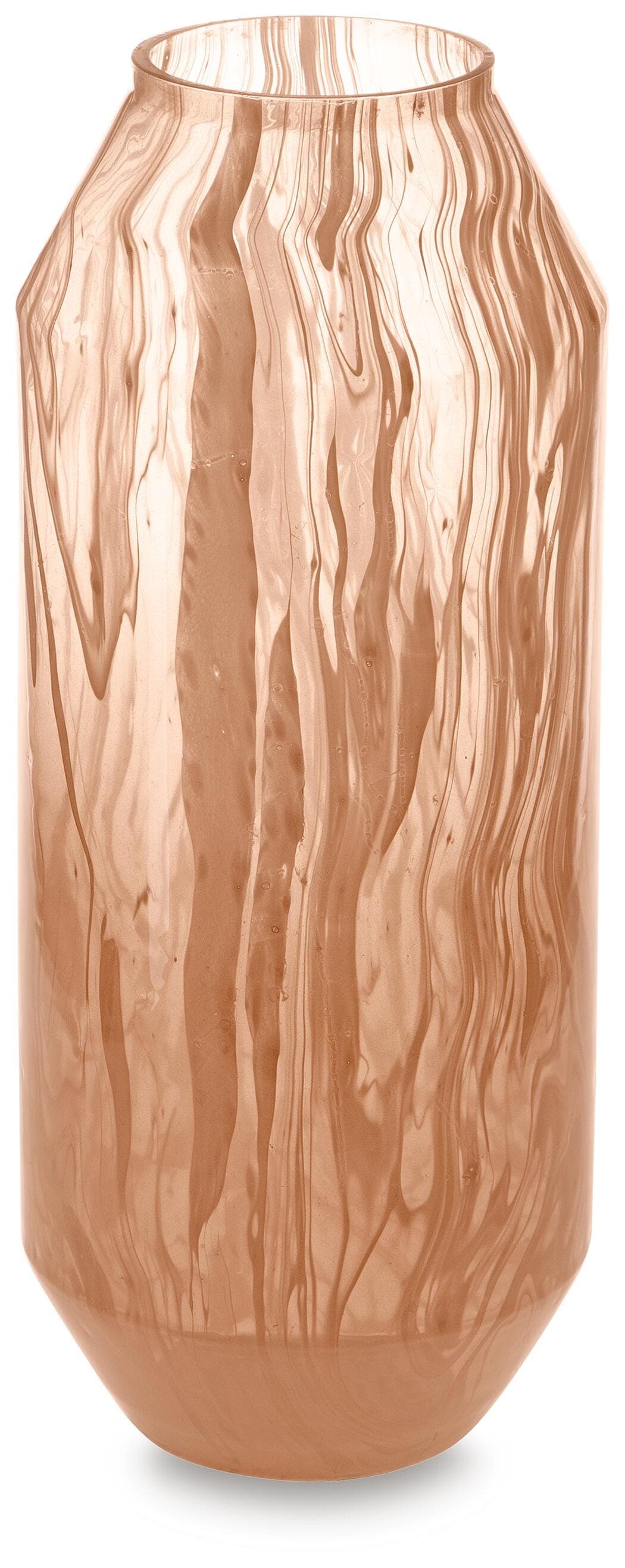 Dushby Vase — Transparent & Red/Burgundy — view 3
