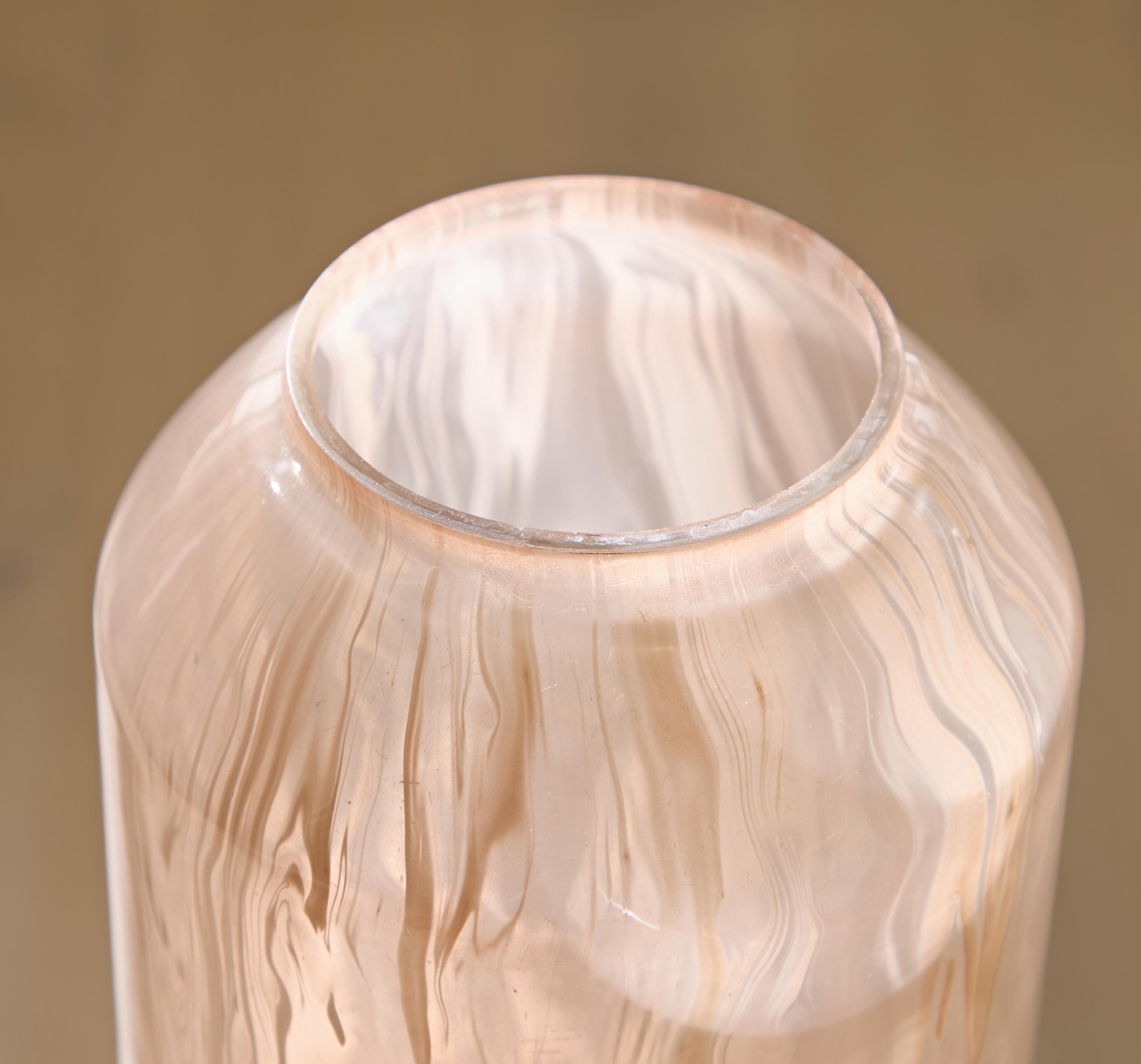 Dushby Vase — Transparent & Red/Burgundy — view 4