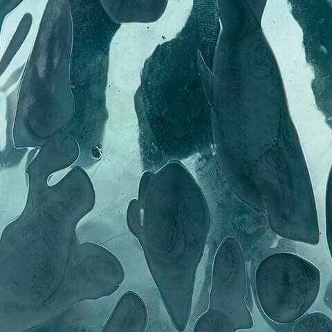 Cartshaw Vase — Transparent, Metallic, Blue & Green — view 4