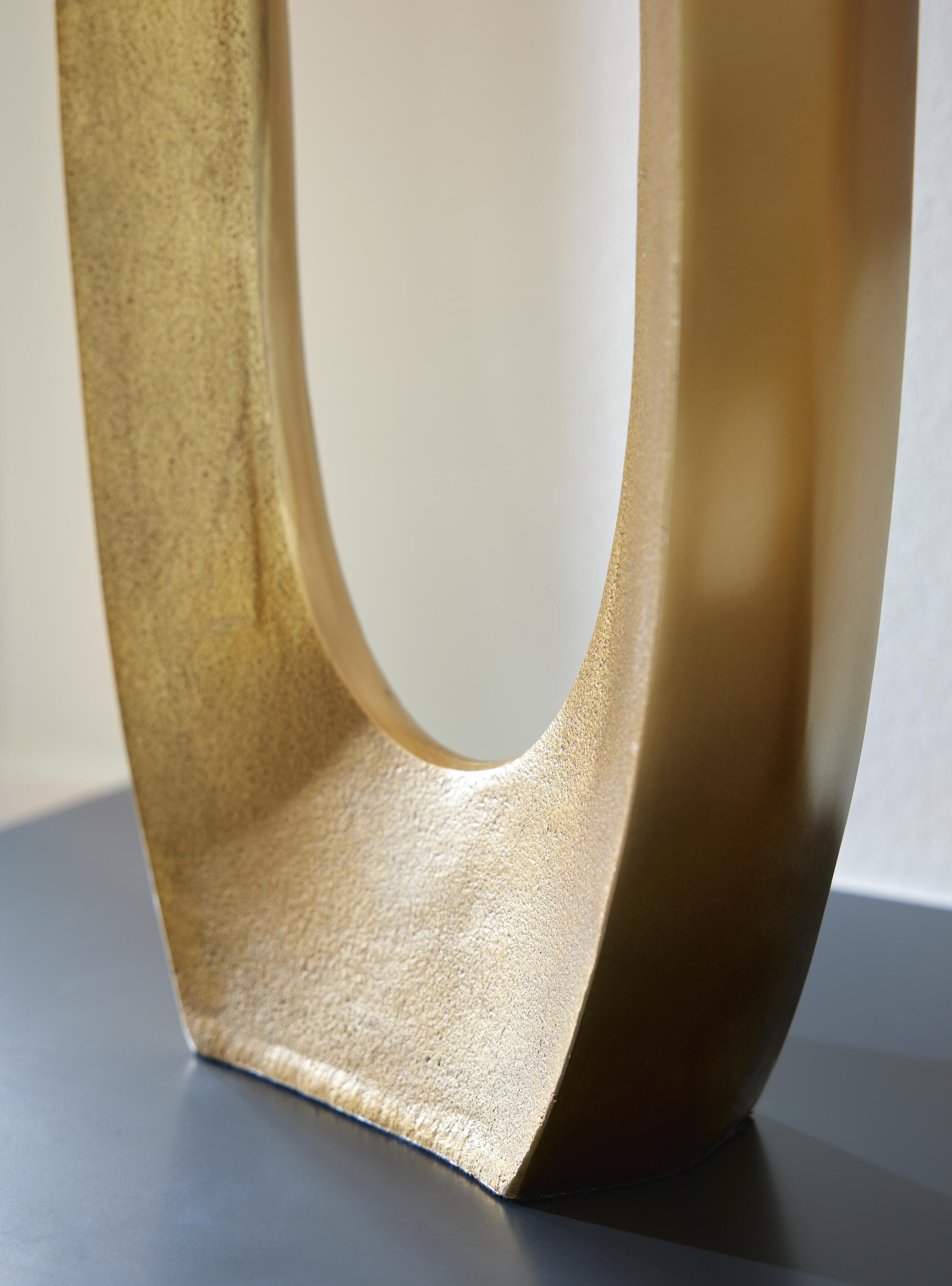 Lawtonville Vase — Metallic & Yellow — view 4