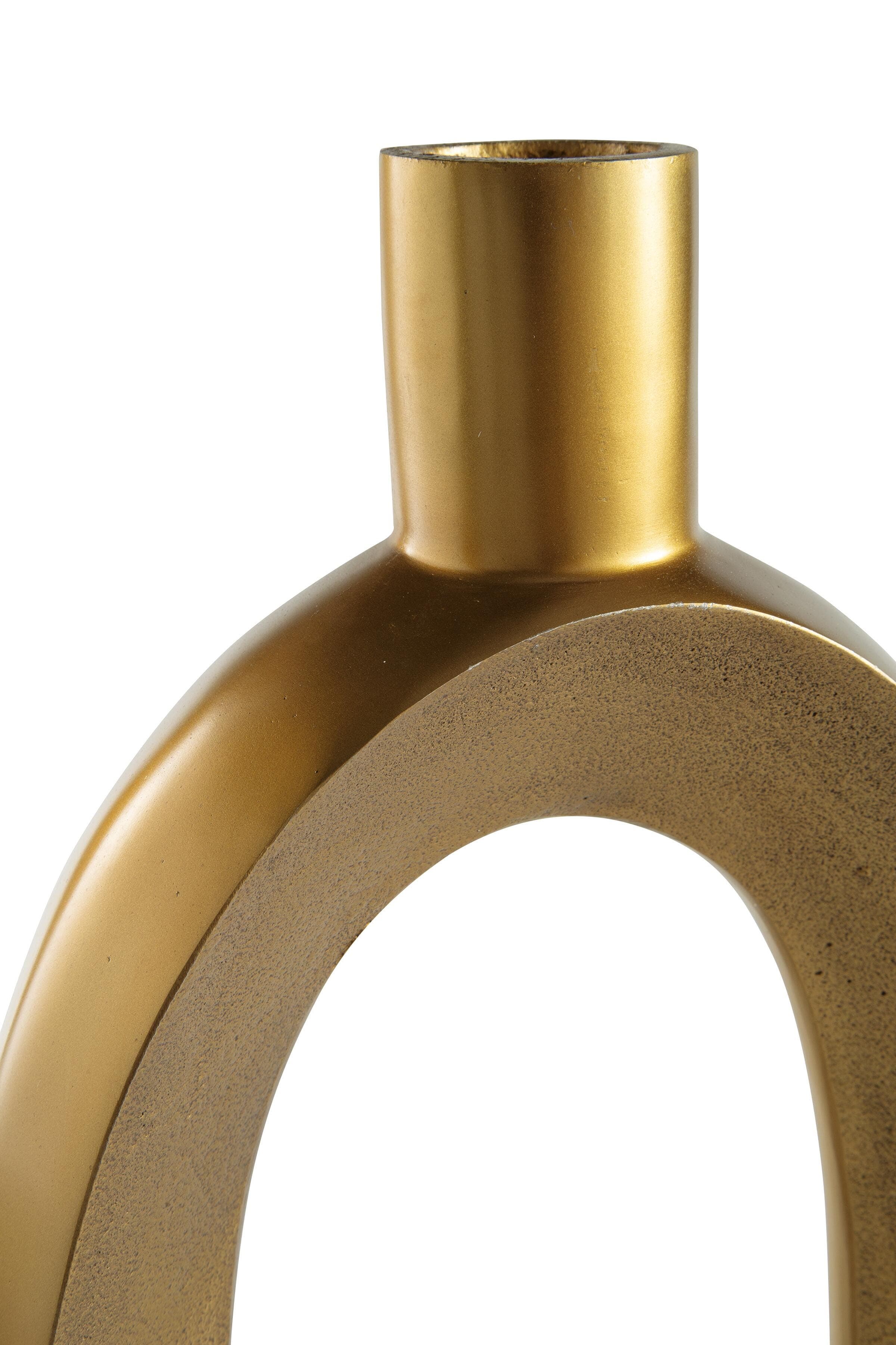 Lawtonville Vase — Metallic & Yellow — view 5