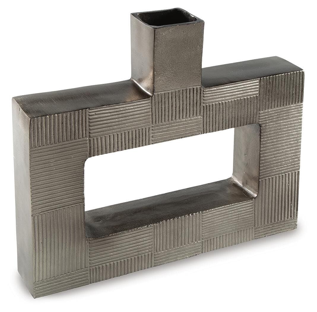 Wrengrove Vase — Metallic & Black/Gray — view 3