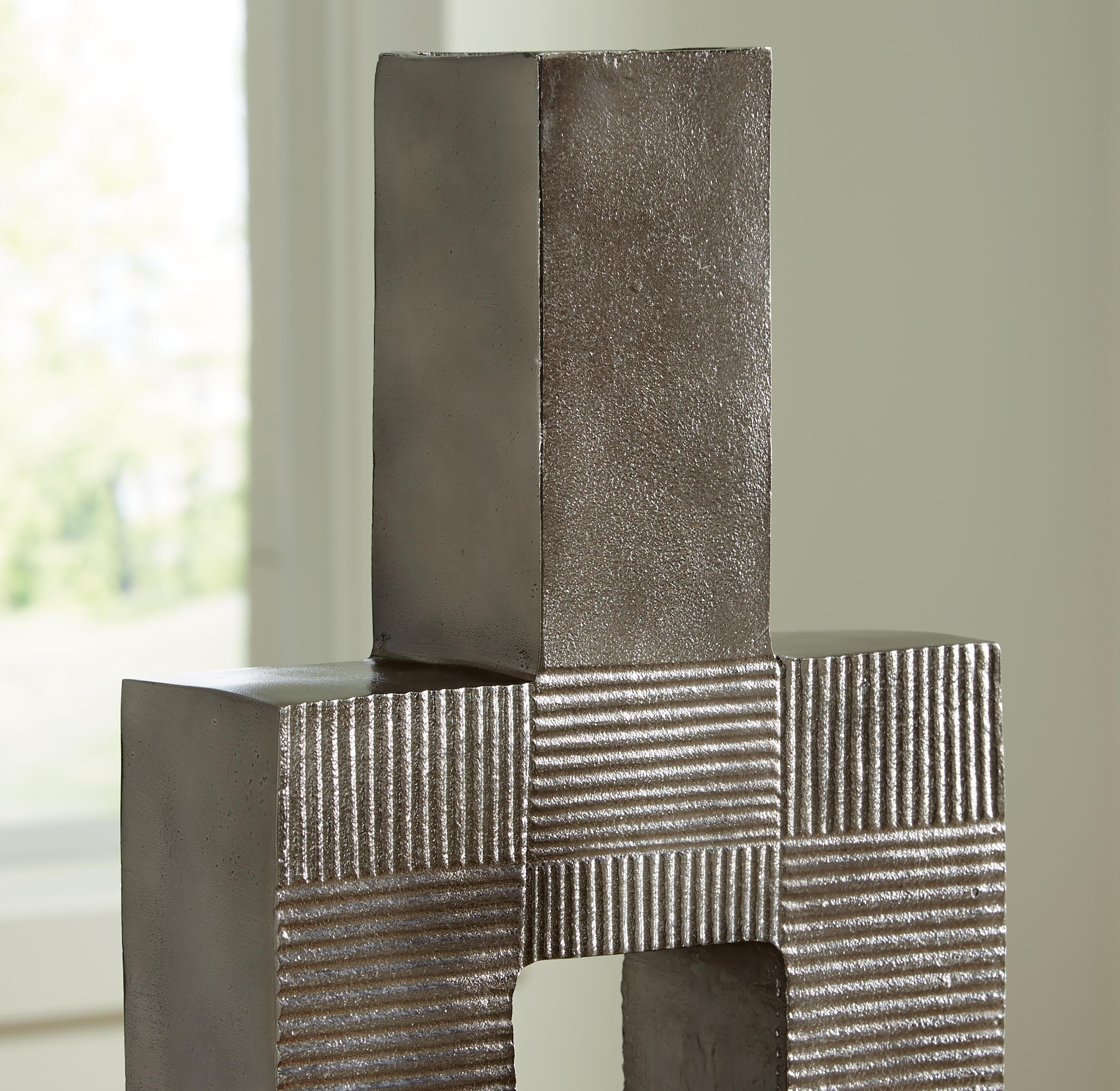 Wrengrove Vase — Metallic & Black/Gray — view 4