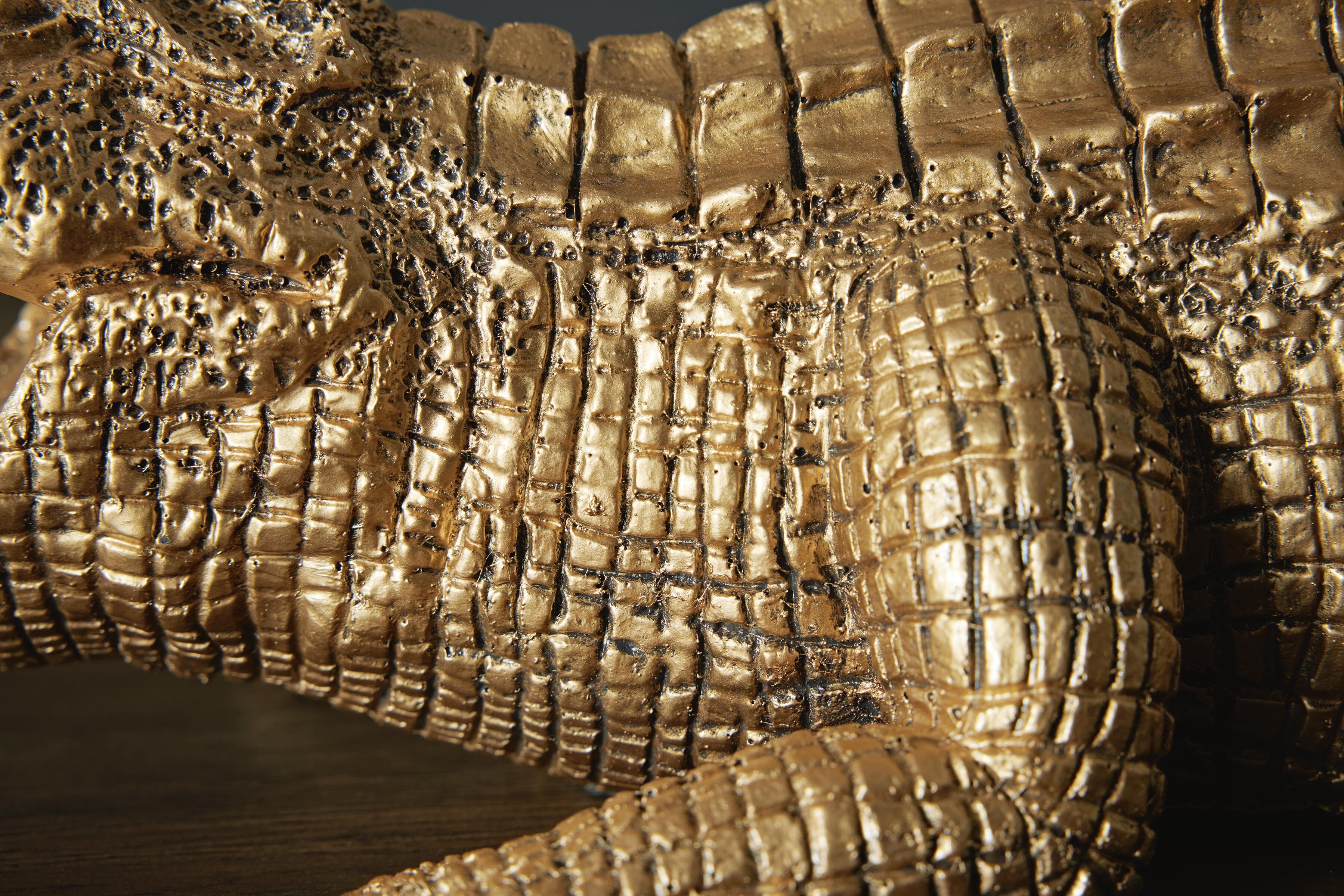 Lauretman Sculpture — Metallic & Yellow — view 6