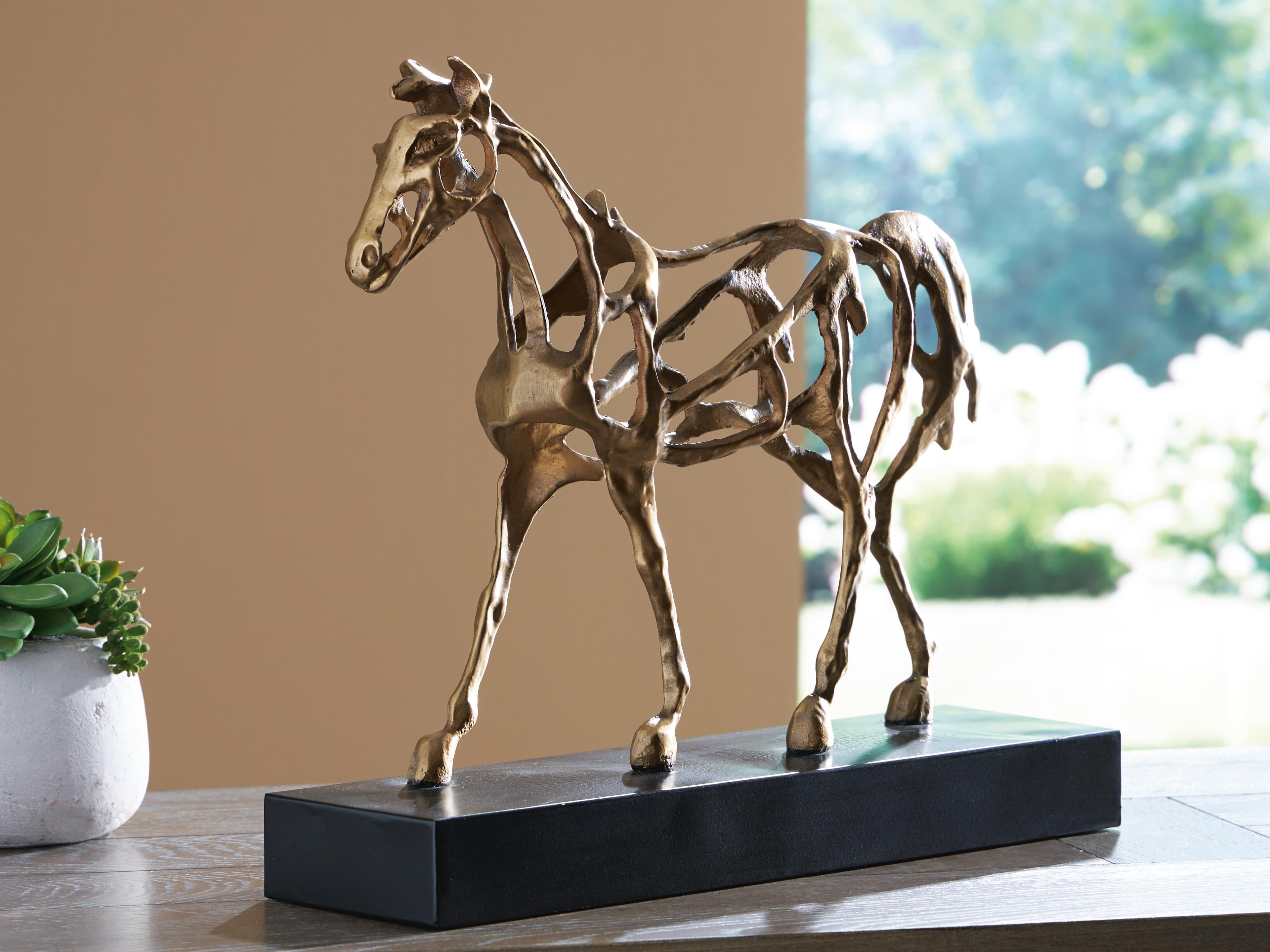 Grainville Sculpture — Metallic & Black/Gray — view 2