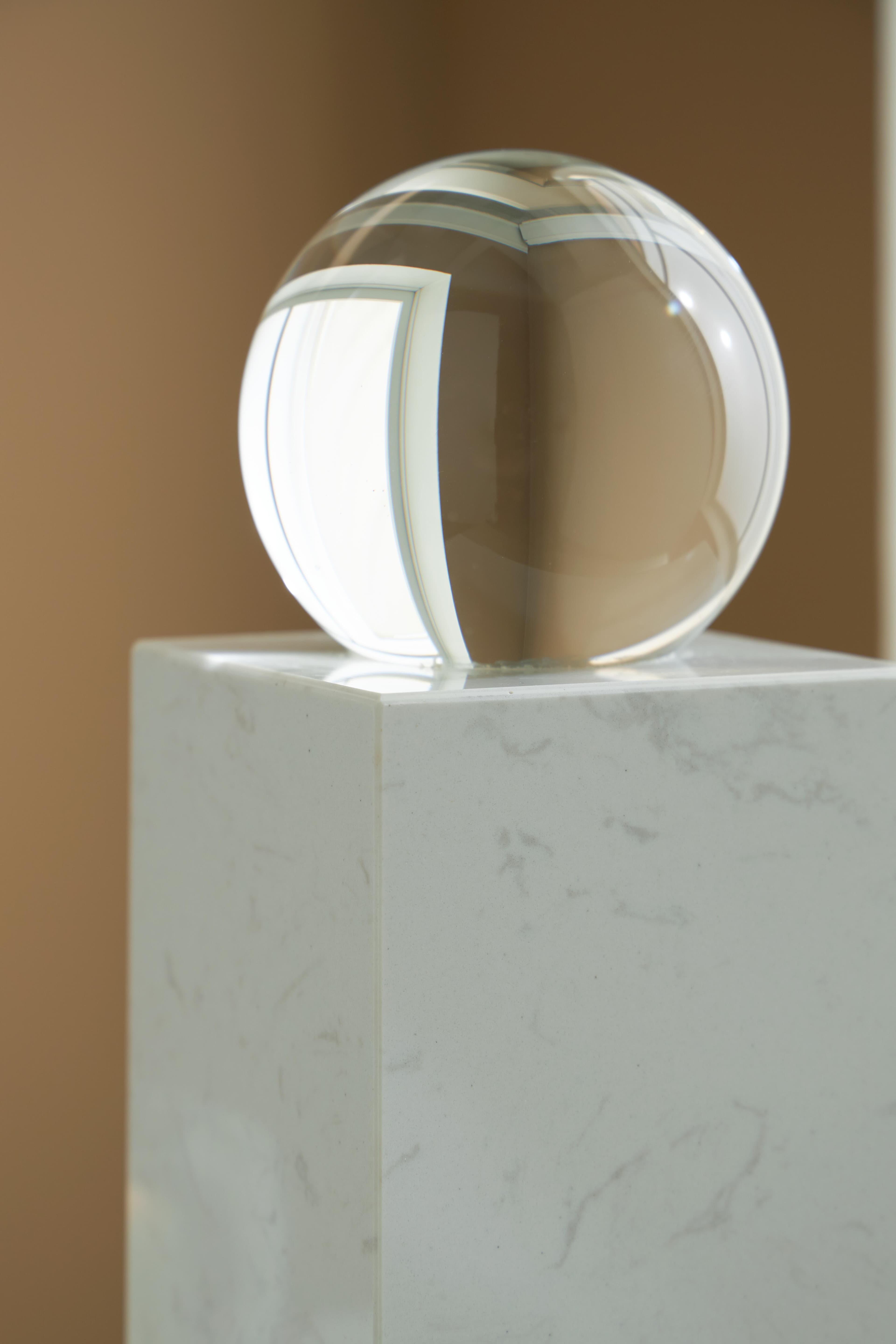 Sellner Sculpture — Transparent & White — view 4
