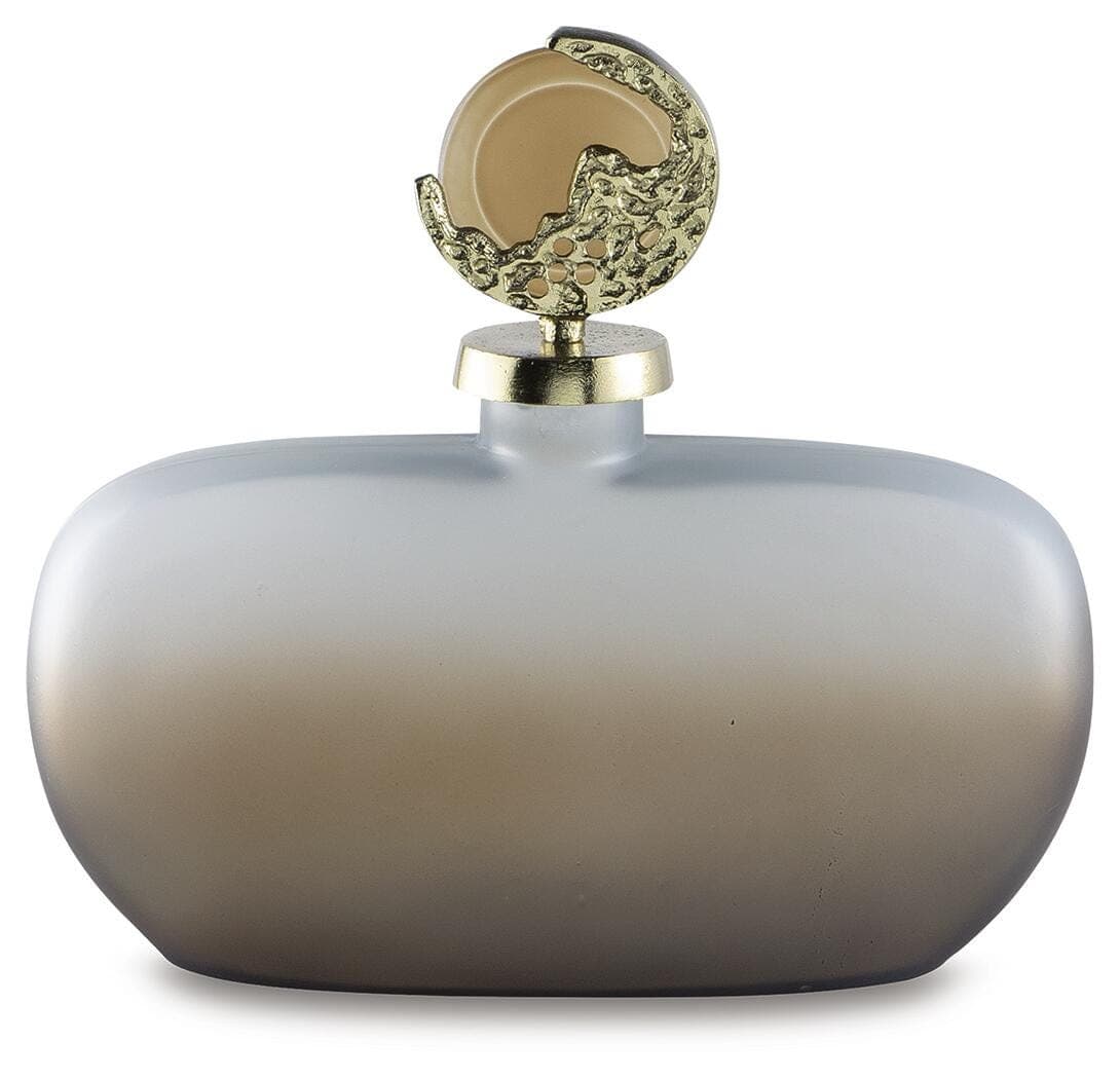 Acario Jar — Metallic & Brown/Beige — view 3