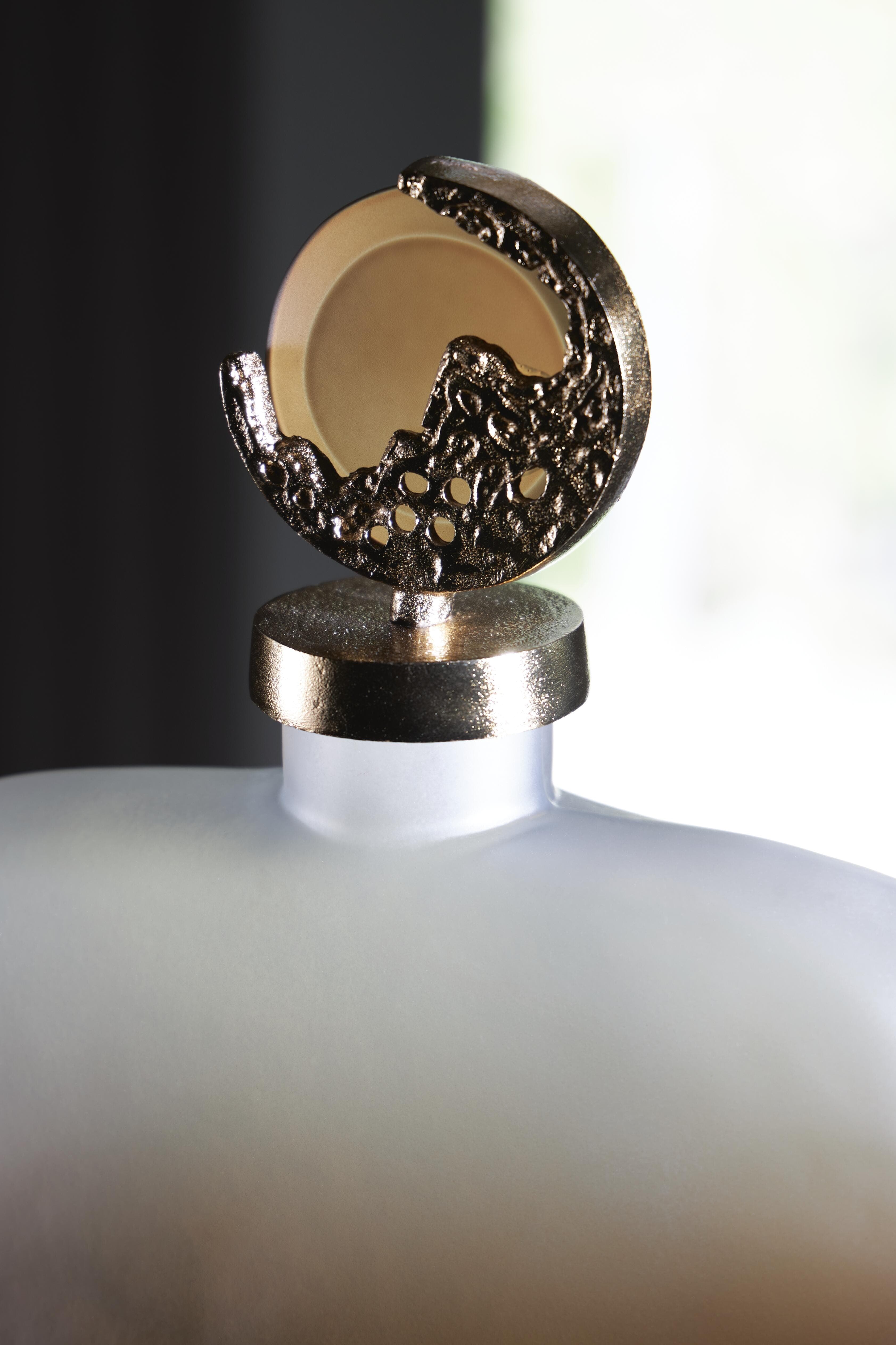 Acario Jar — Metallic & Brown/Beige — view 4