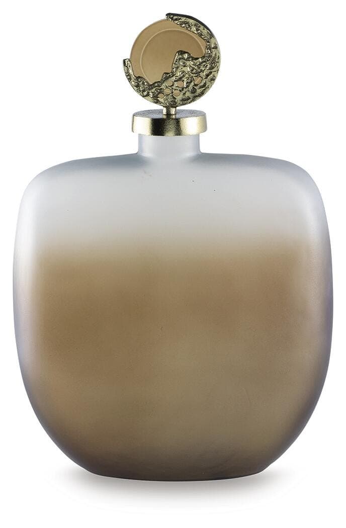 Acario Jar — Metallic & Brown/Beige — view 3