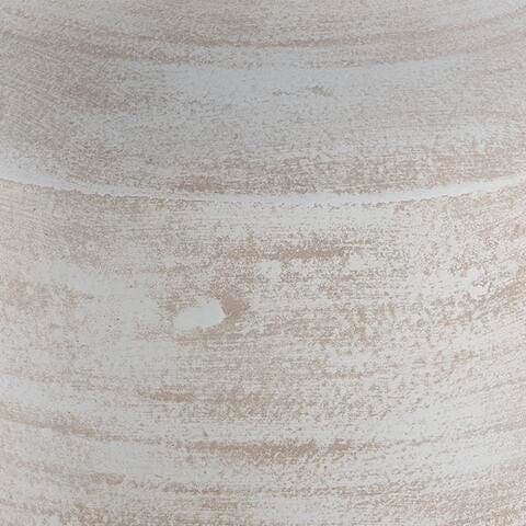 Meadie Vase — White & Brown/Beige — view 5