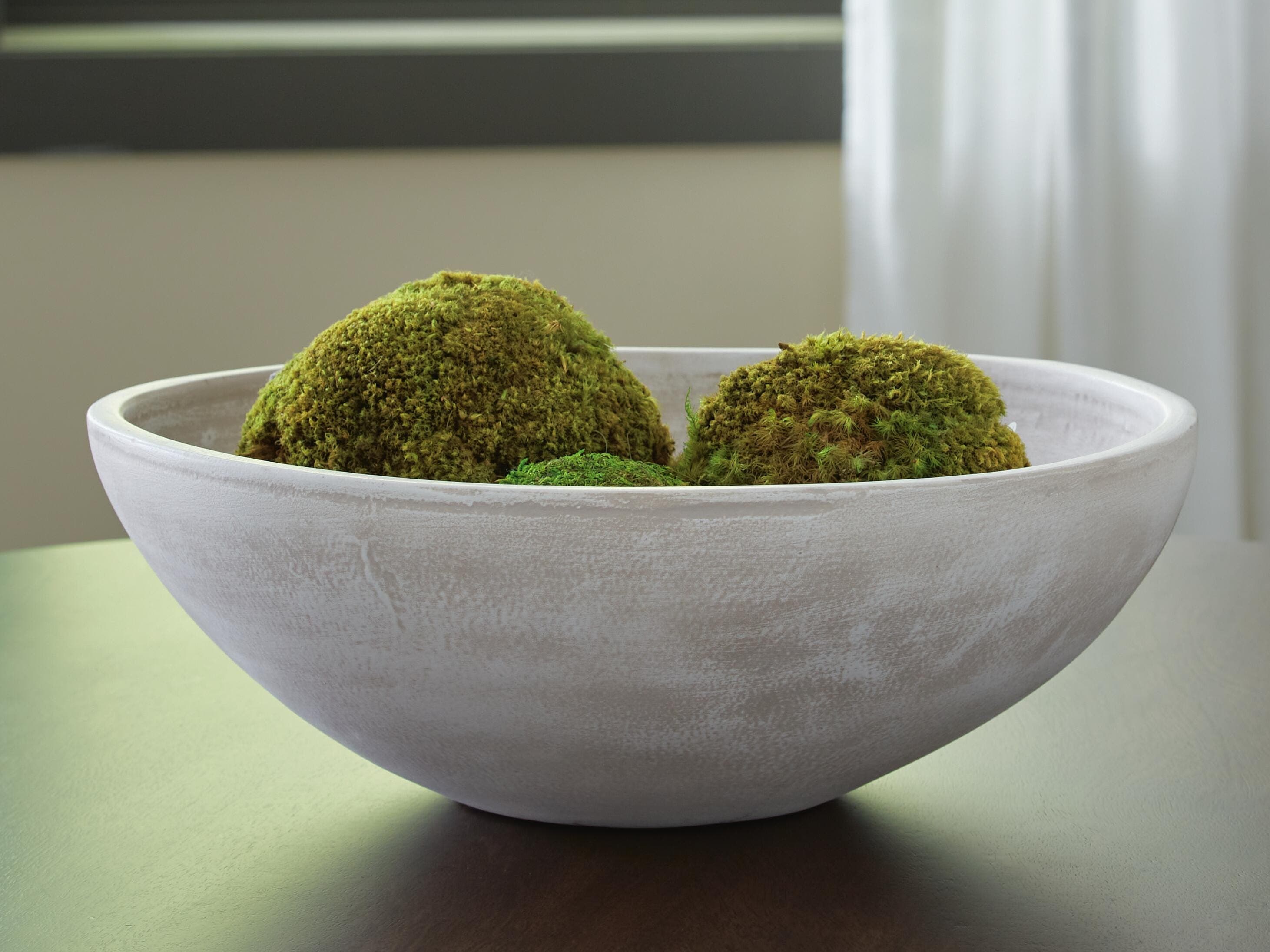 Meadie Bowl — White & Brown/Beige — view 2