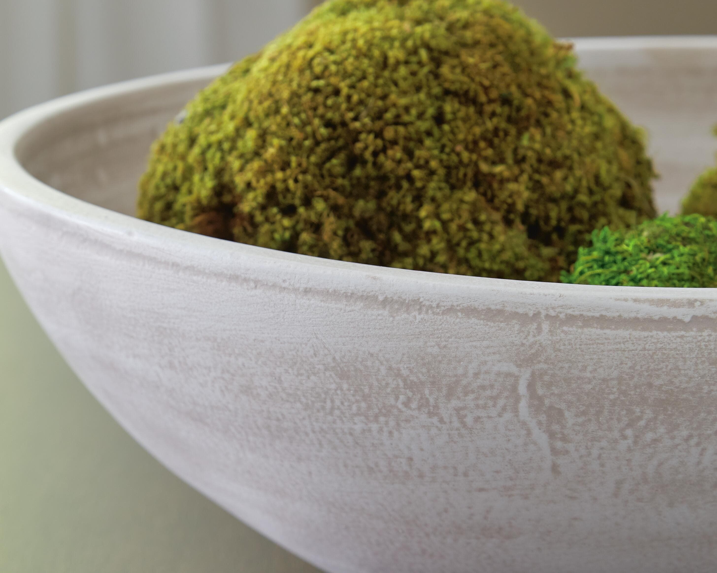 Meadie Bowl — White & Brown/Beige — view 4