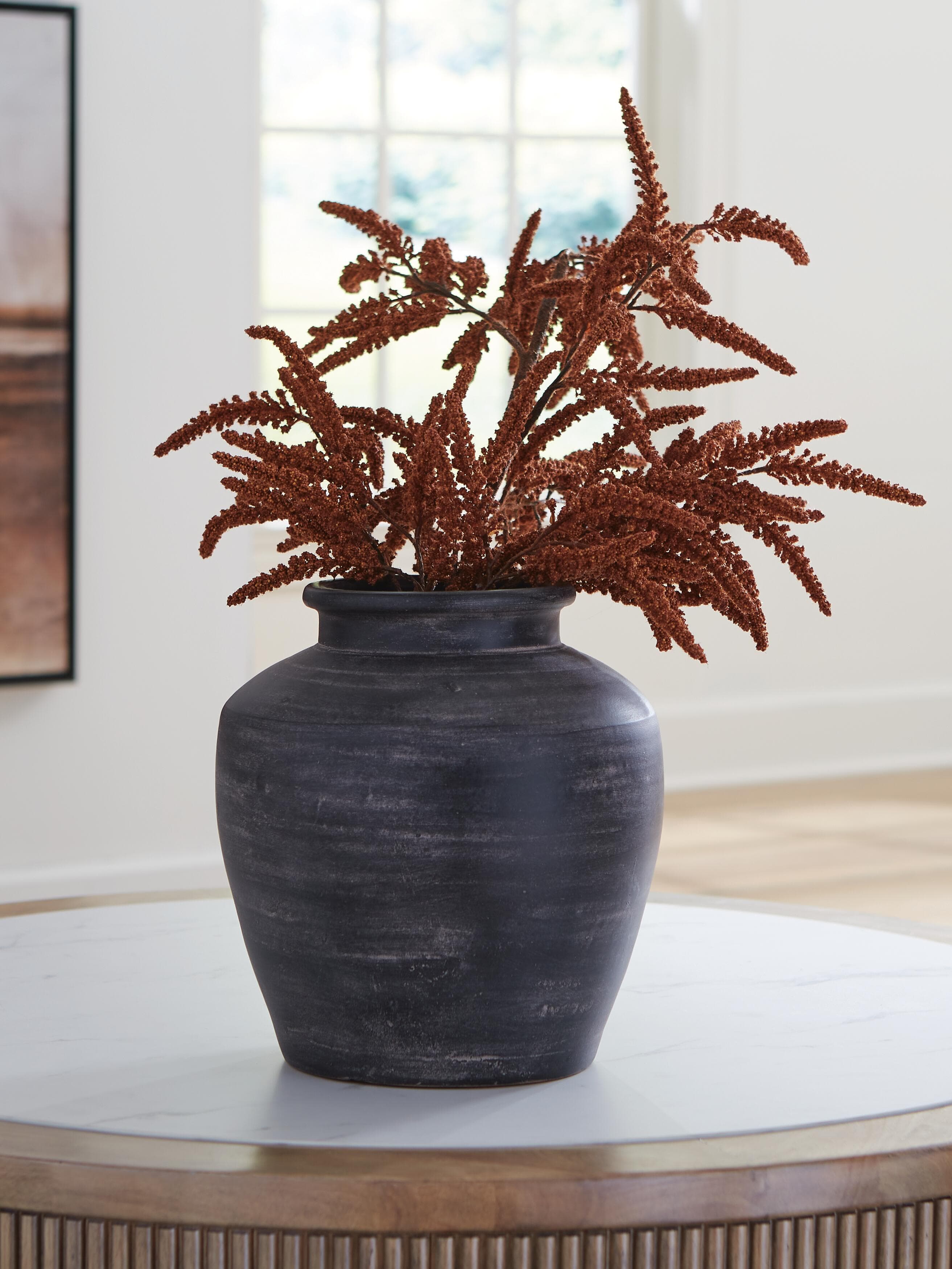 Meadie Vase — Black/Gray — view 2