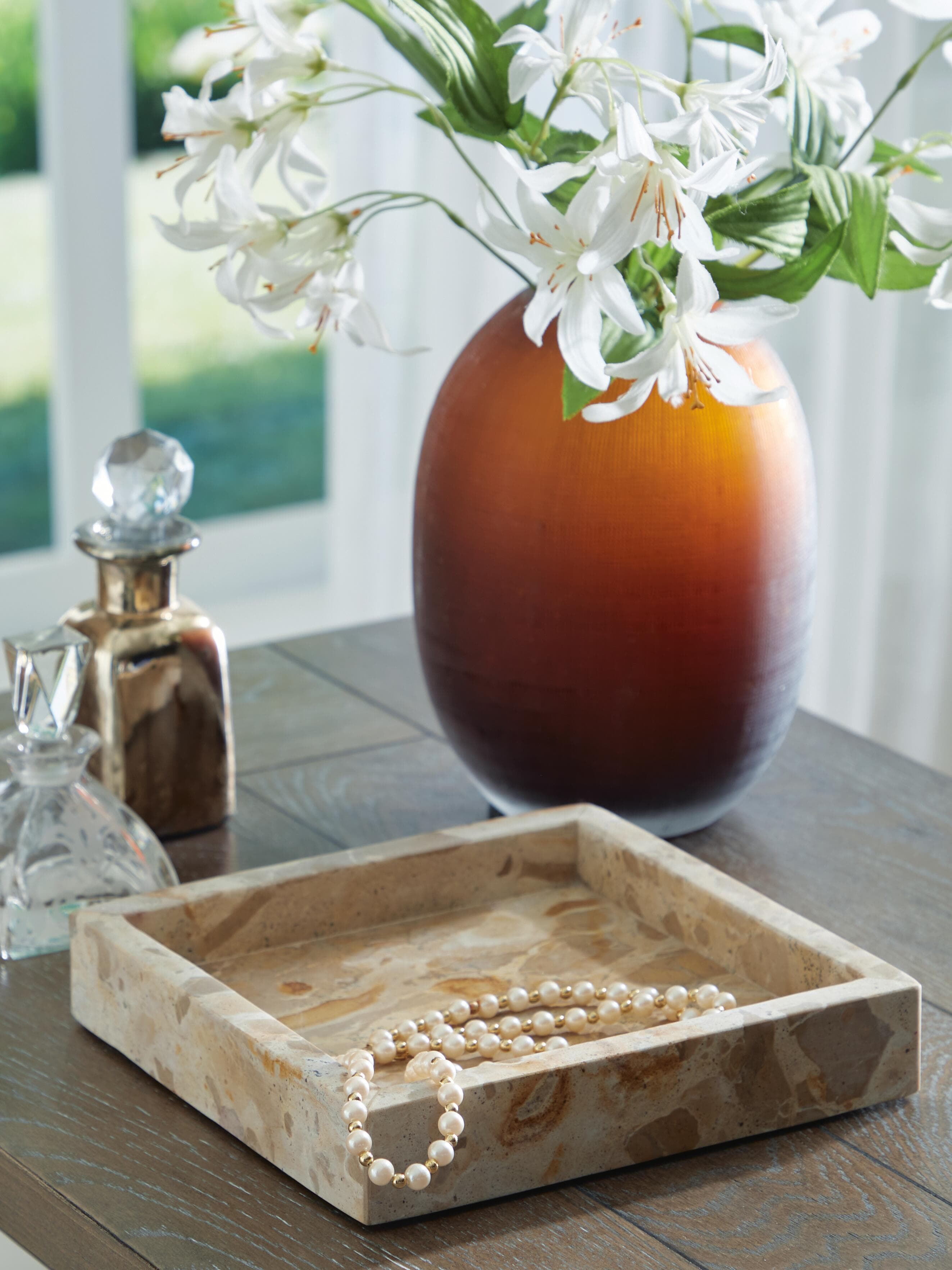 Edurton Tray (Set of 2) — Brown/Beige — view 2