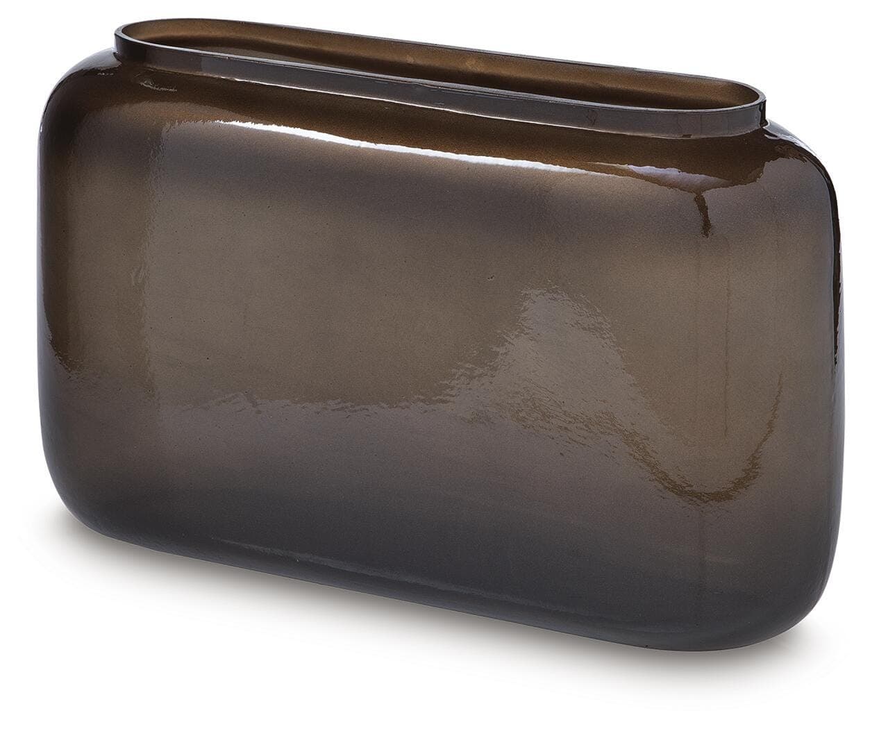 Sumner Vase — Gray/Gold Finish — view 3