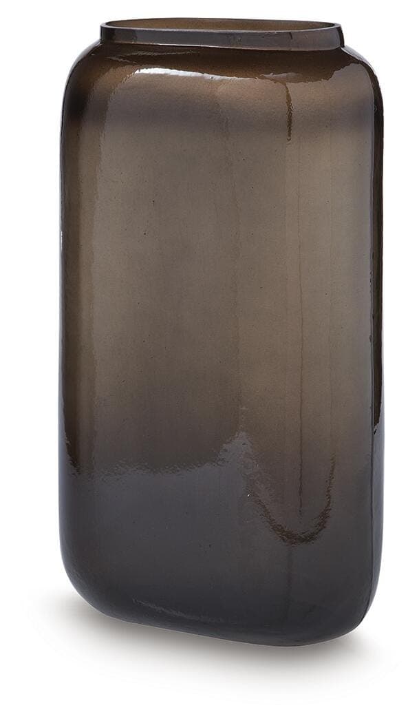 Sumner Vase — Gray/Gold Finish — view 3
