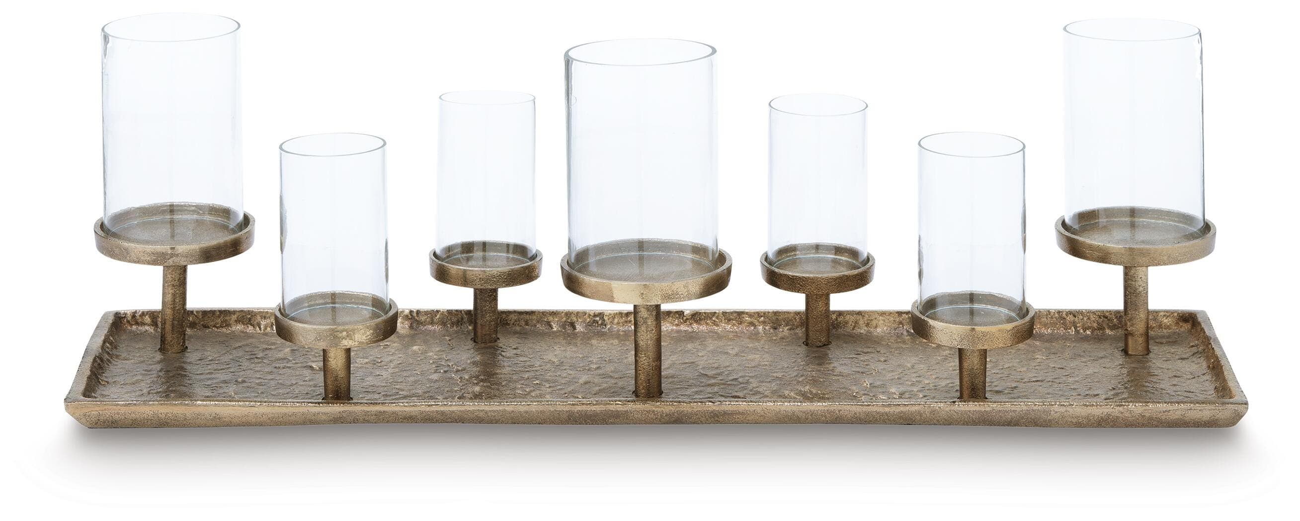 Wallmond Candle Holder — Antique Brass Finish — view 3