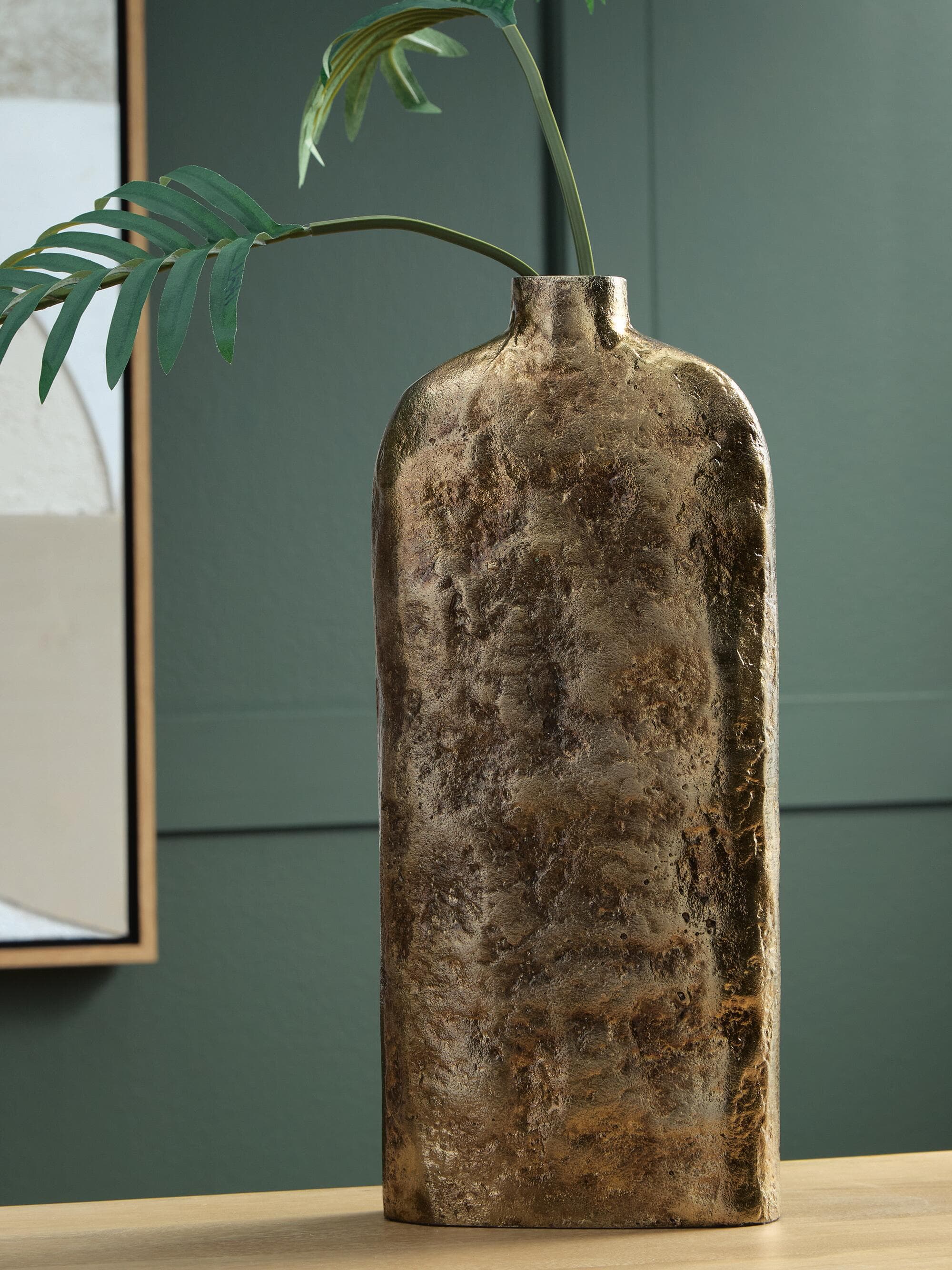 Wallmond Vase — Antique Brass Finish — view 2