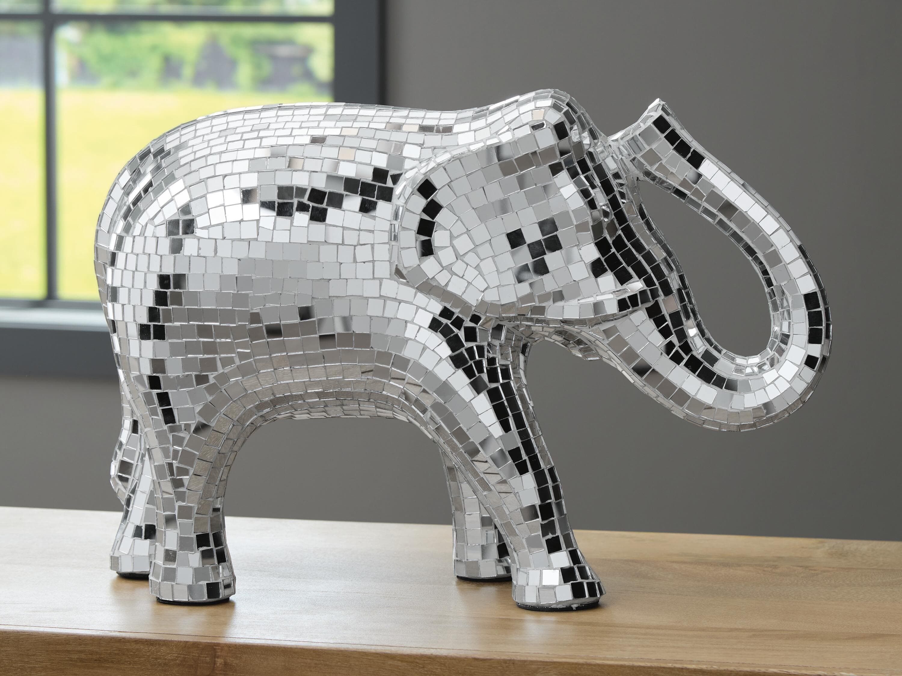 Hallmont Sculpture — Silver Finish — view 2