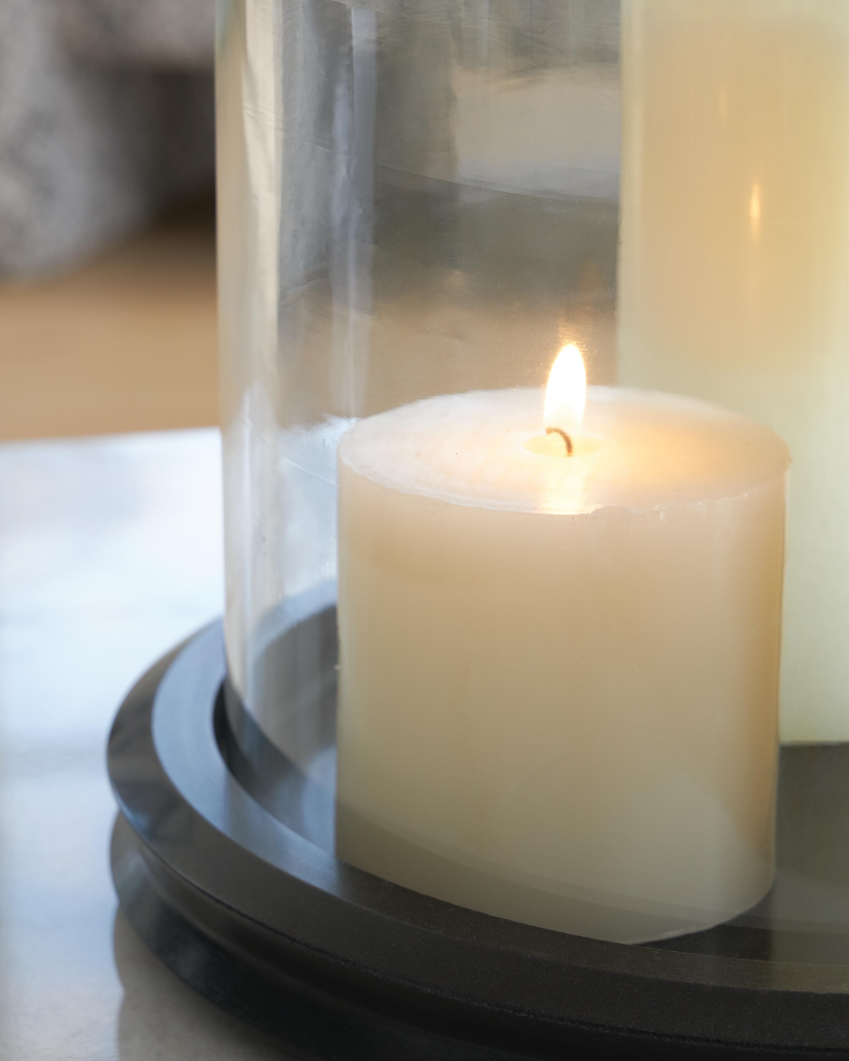 Saskia Candle Holder — Clear/Black — view 3