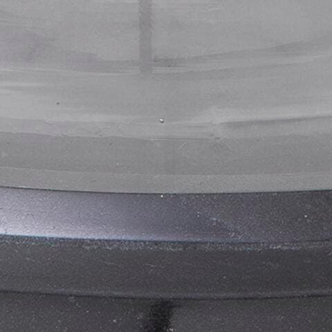 Saskia Candle Holder — Clear/Black — view 4