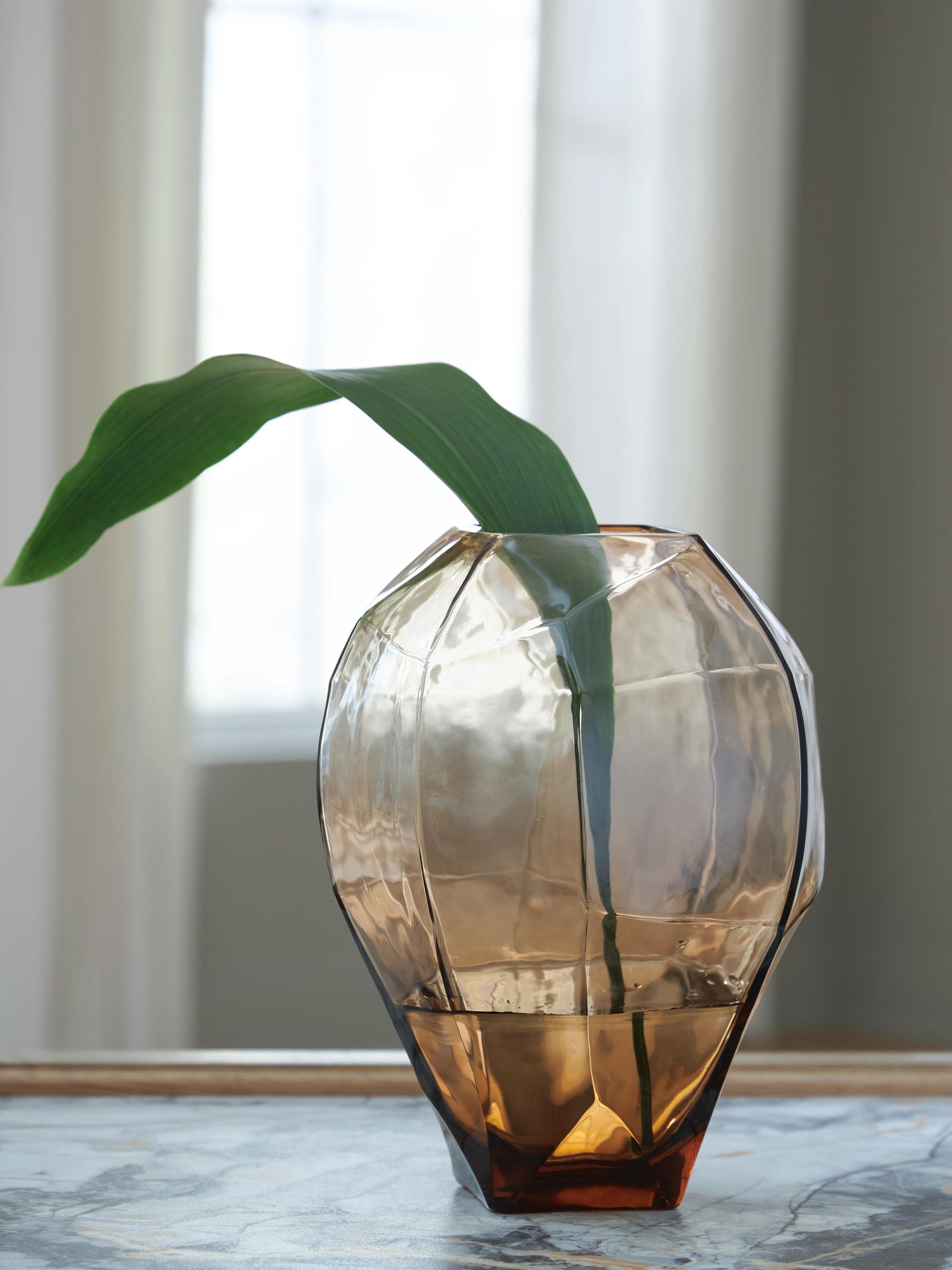 Ewart Vase — Light Brown — view 2