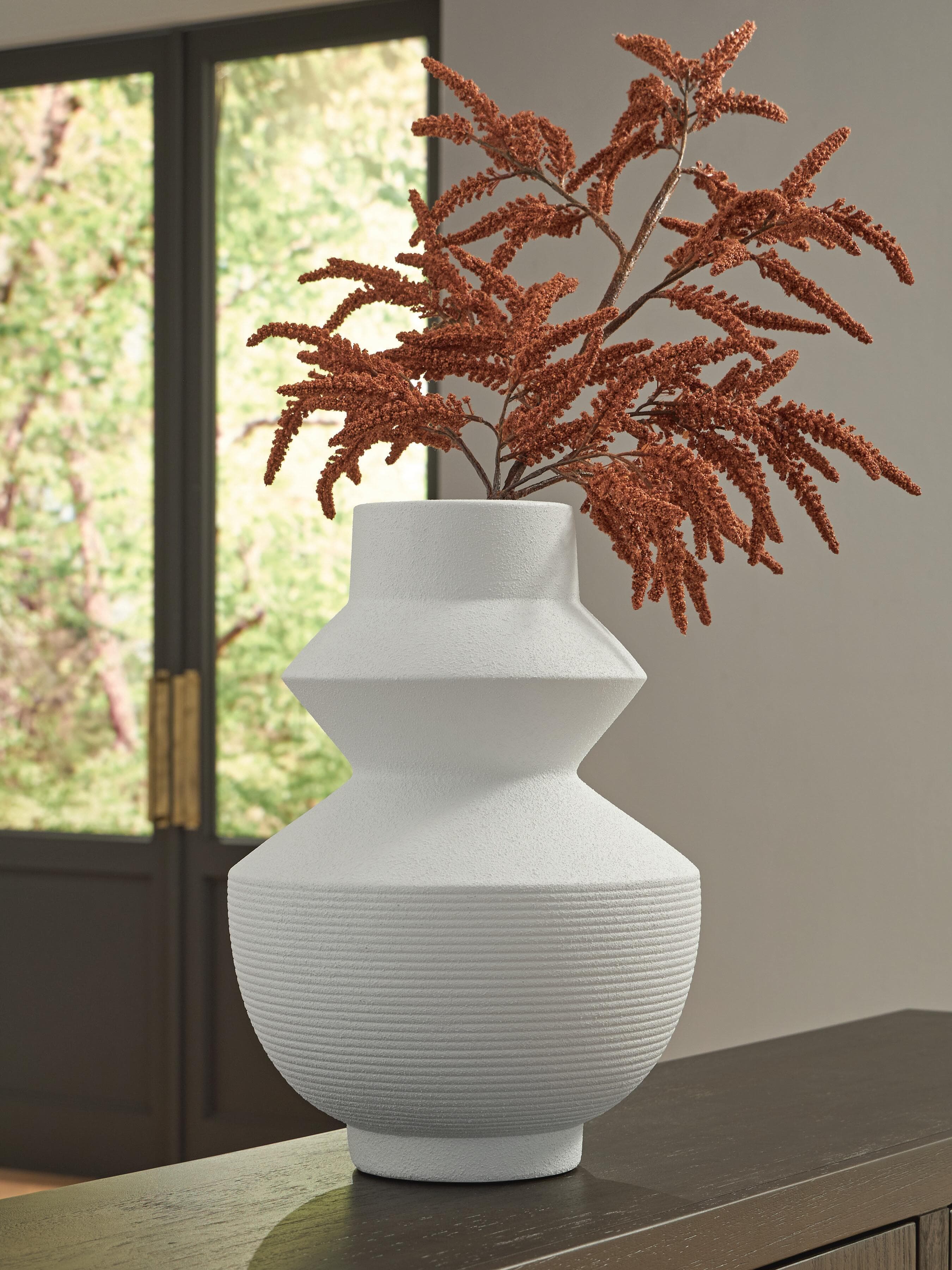 Naveen Vase — White — view 2