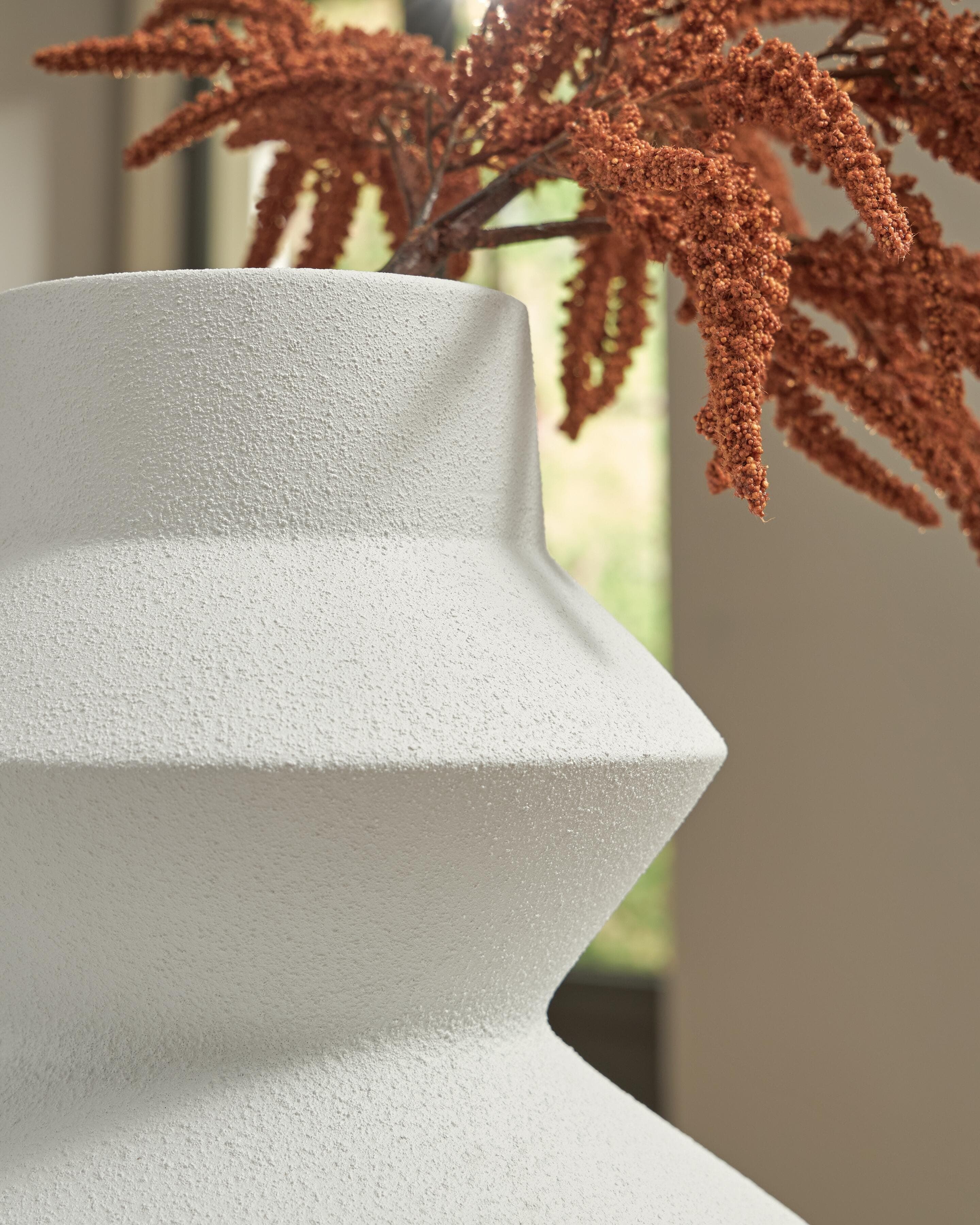 Naveen Vase — White — view 3