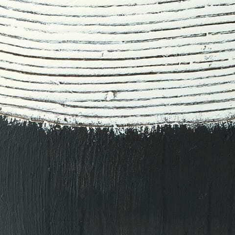 Girtha Vase — Antique White/Black — view 4