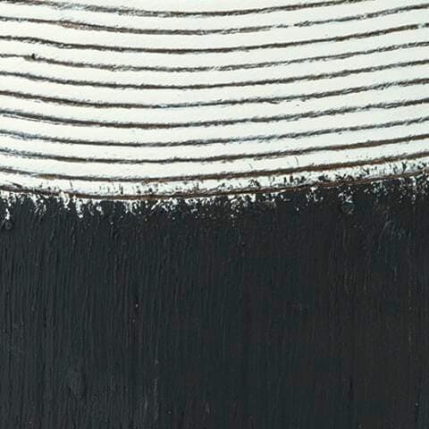 Girtha Vase — Antique White/Black — view 4