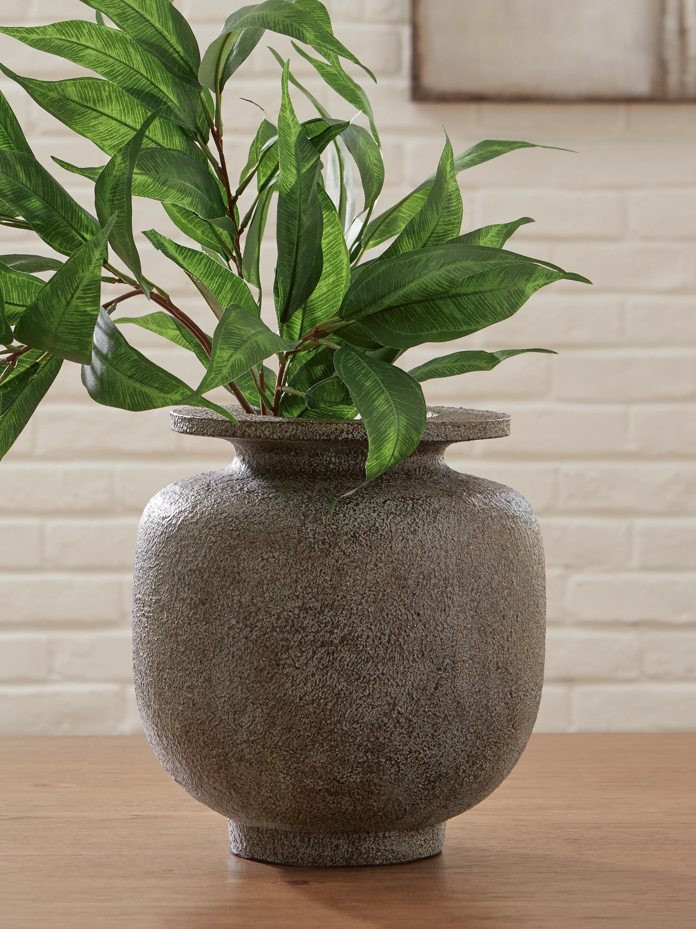 Jedwick Vase — Gray/Brown — view 2