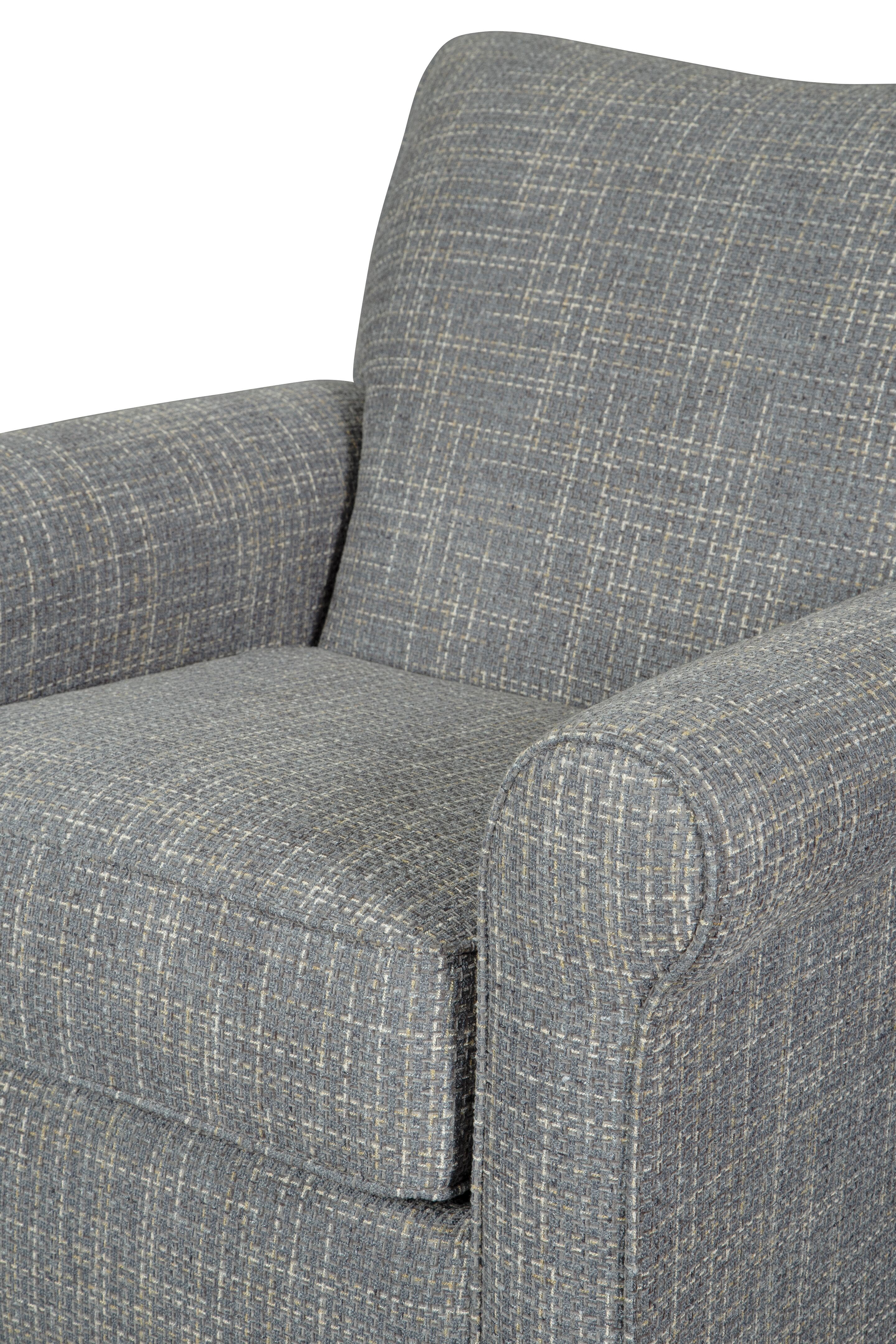 Renley Accent Chair — Black/Gray, Blue & Brown/Beige — view 7