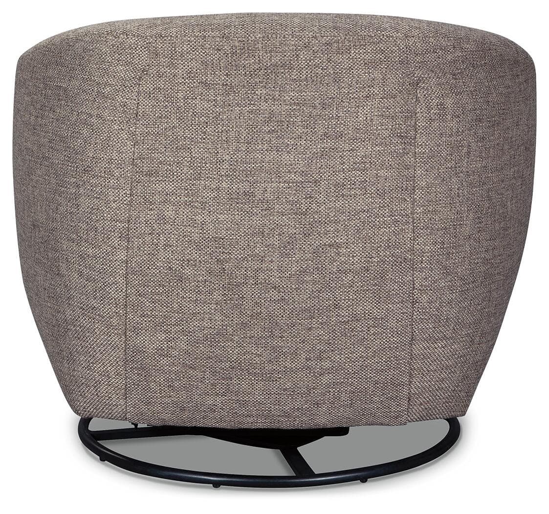 Upshur Accent Chair — Brown/Beige — view 6