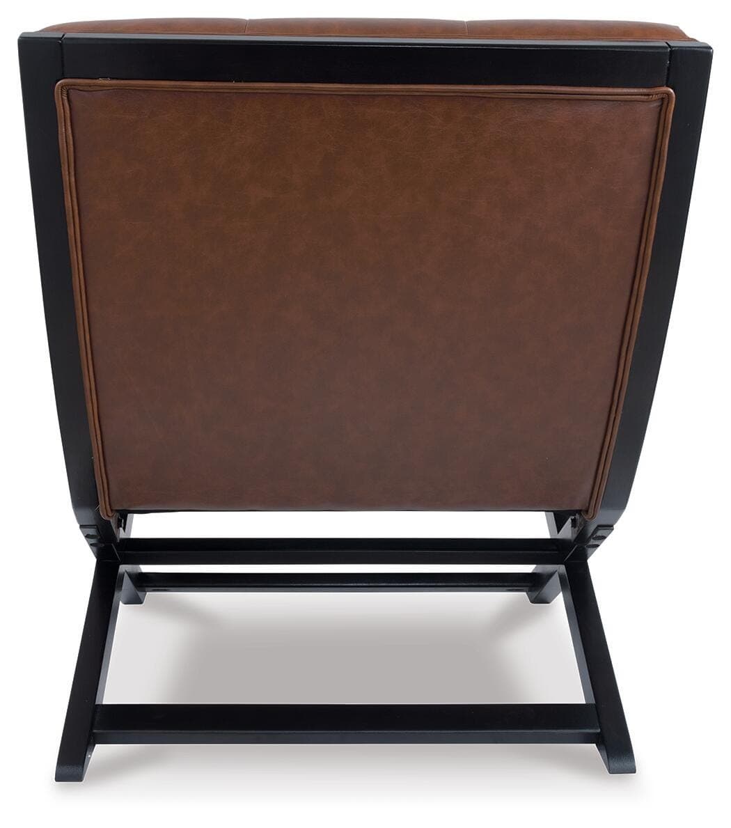 Sidewinder Accent Chair — Brown/Beige — view 6