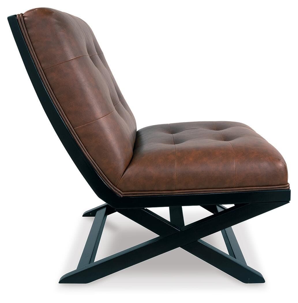 Sidewinder Accent Chair — Brown/Beige — view 5