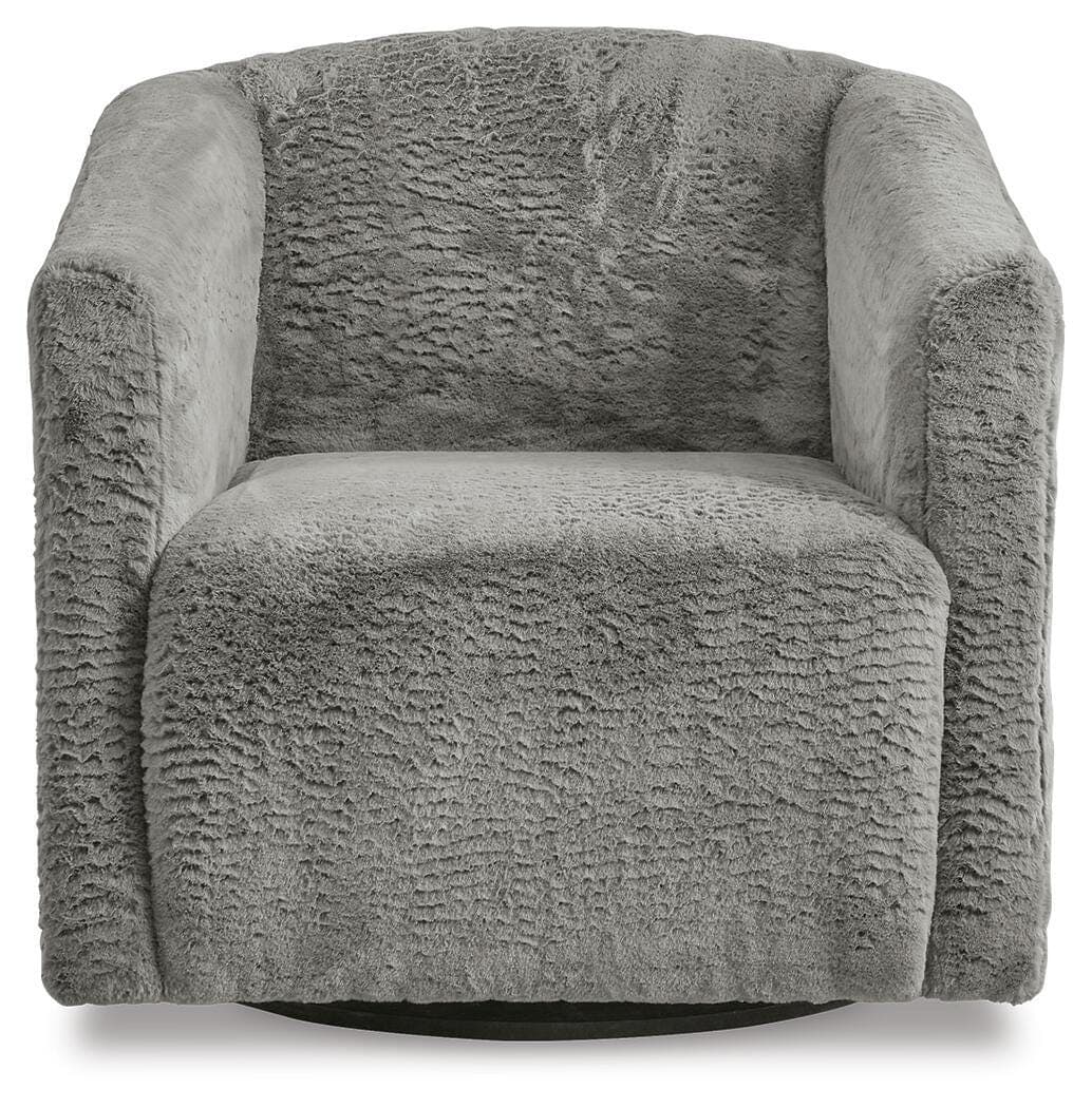 Bramner Accent Chair — Black/Gray — view 3