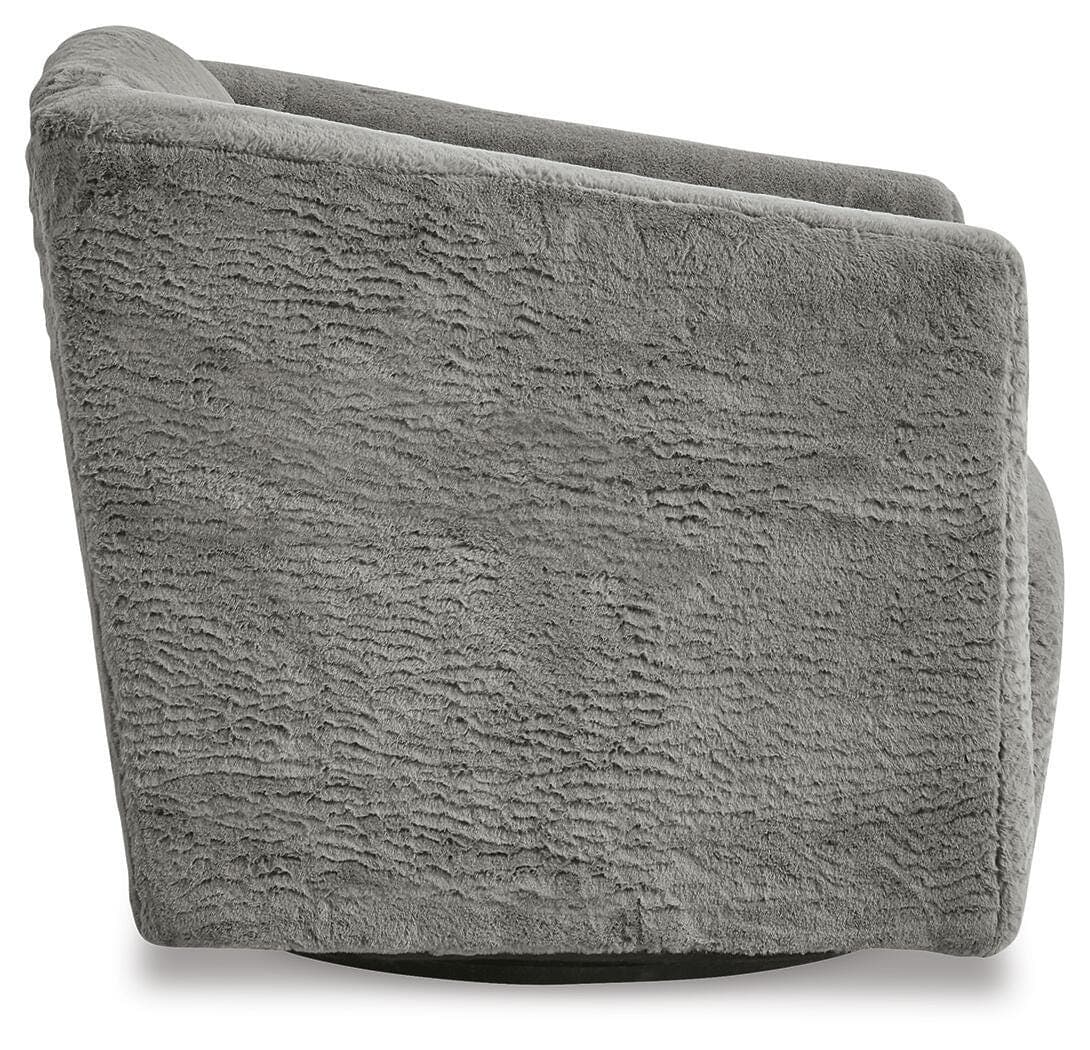 Bramner Accent Chair — Black/Gray — view 4