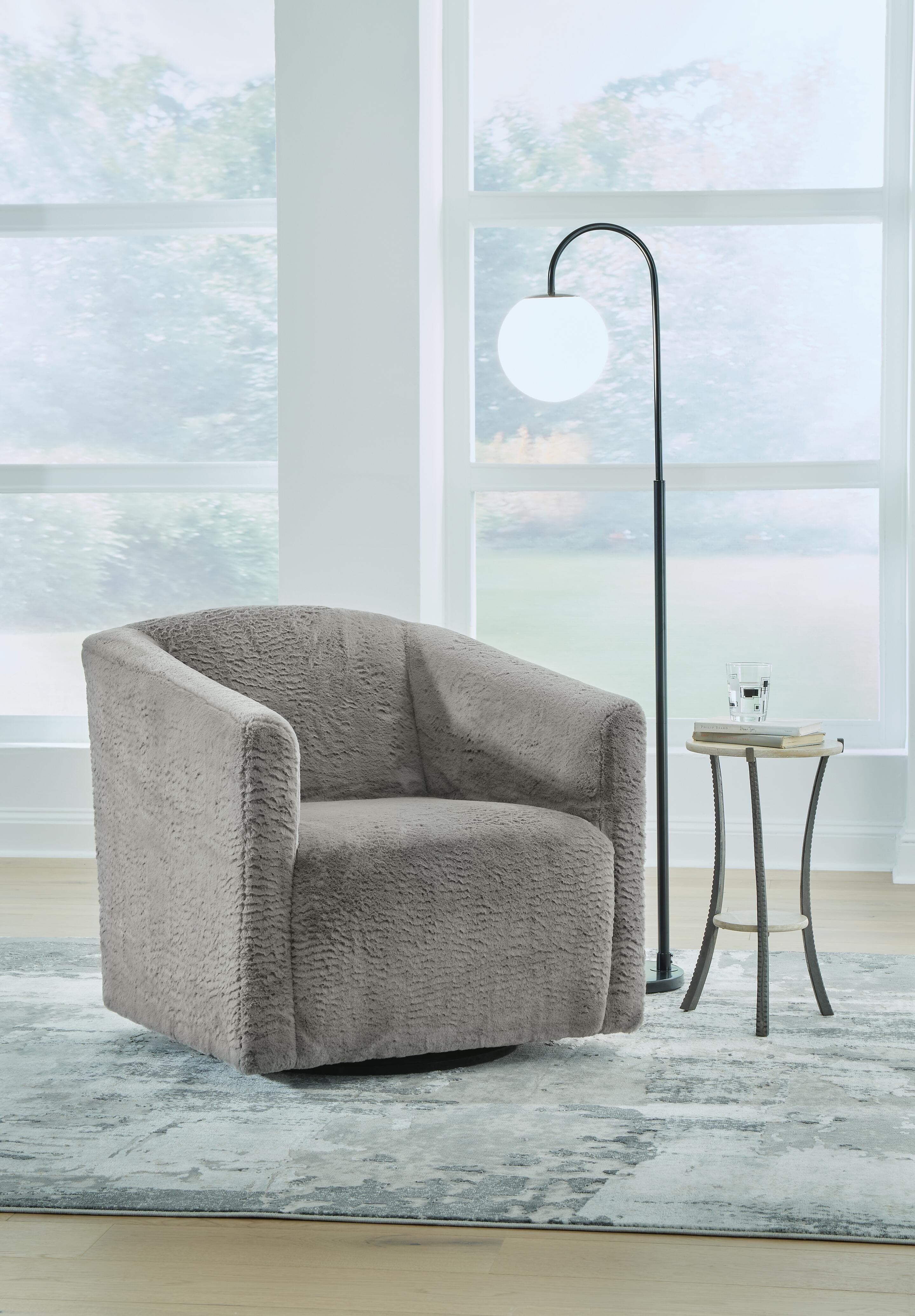 Bramner Accent Chair — Black/Gray — view 2