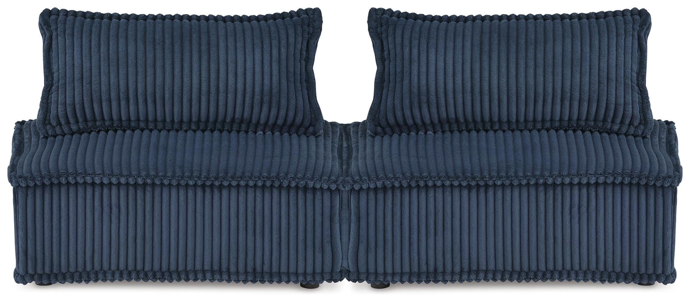 Bales 2-Piece Modular Seating — Blue — view 3