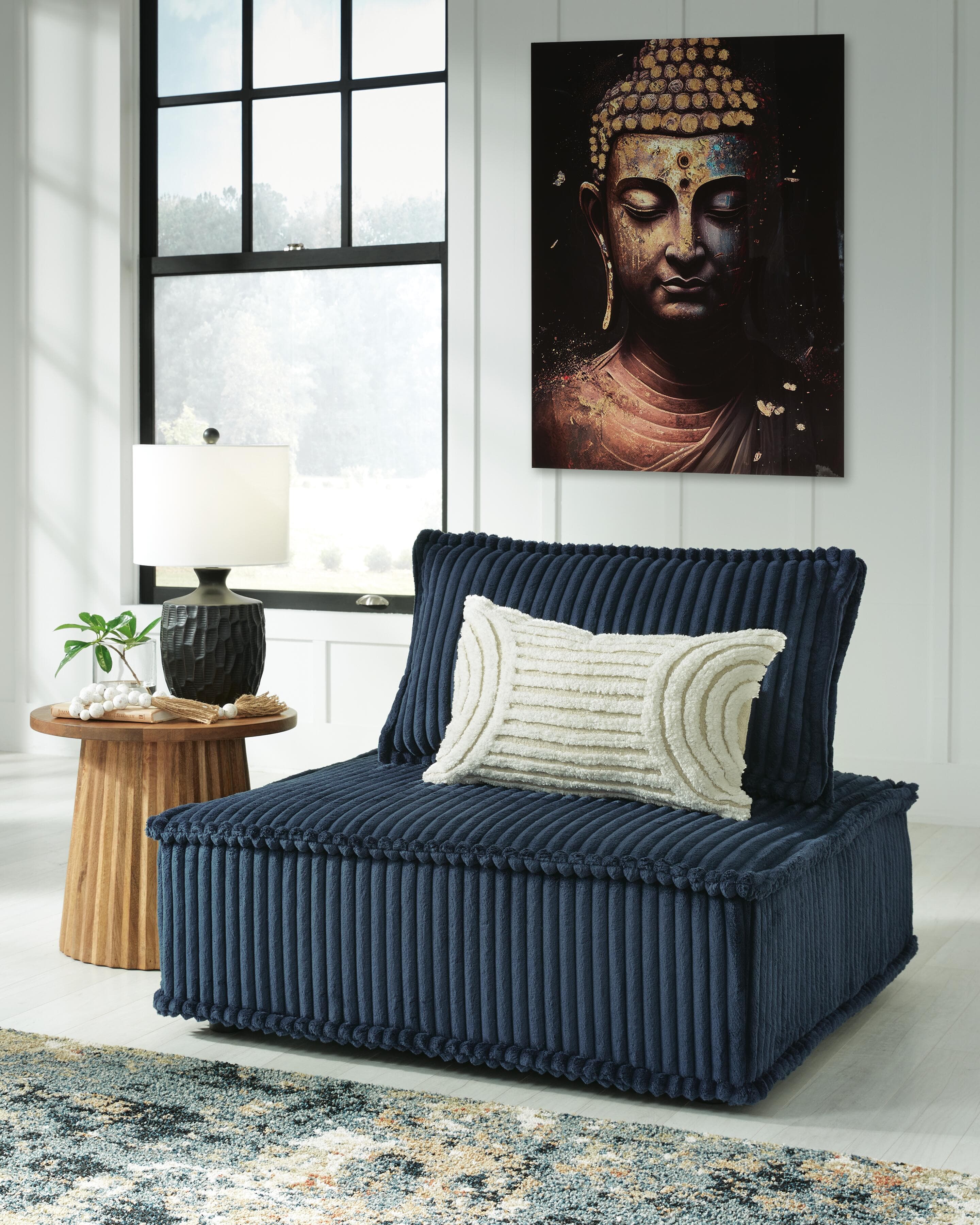 Bales Accent Chair — Blue — view 6
