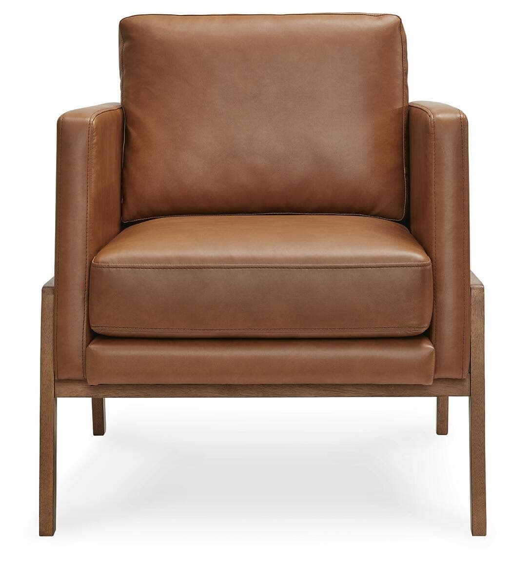 Numund Accent Chair — Brown/Beige — view 3