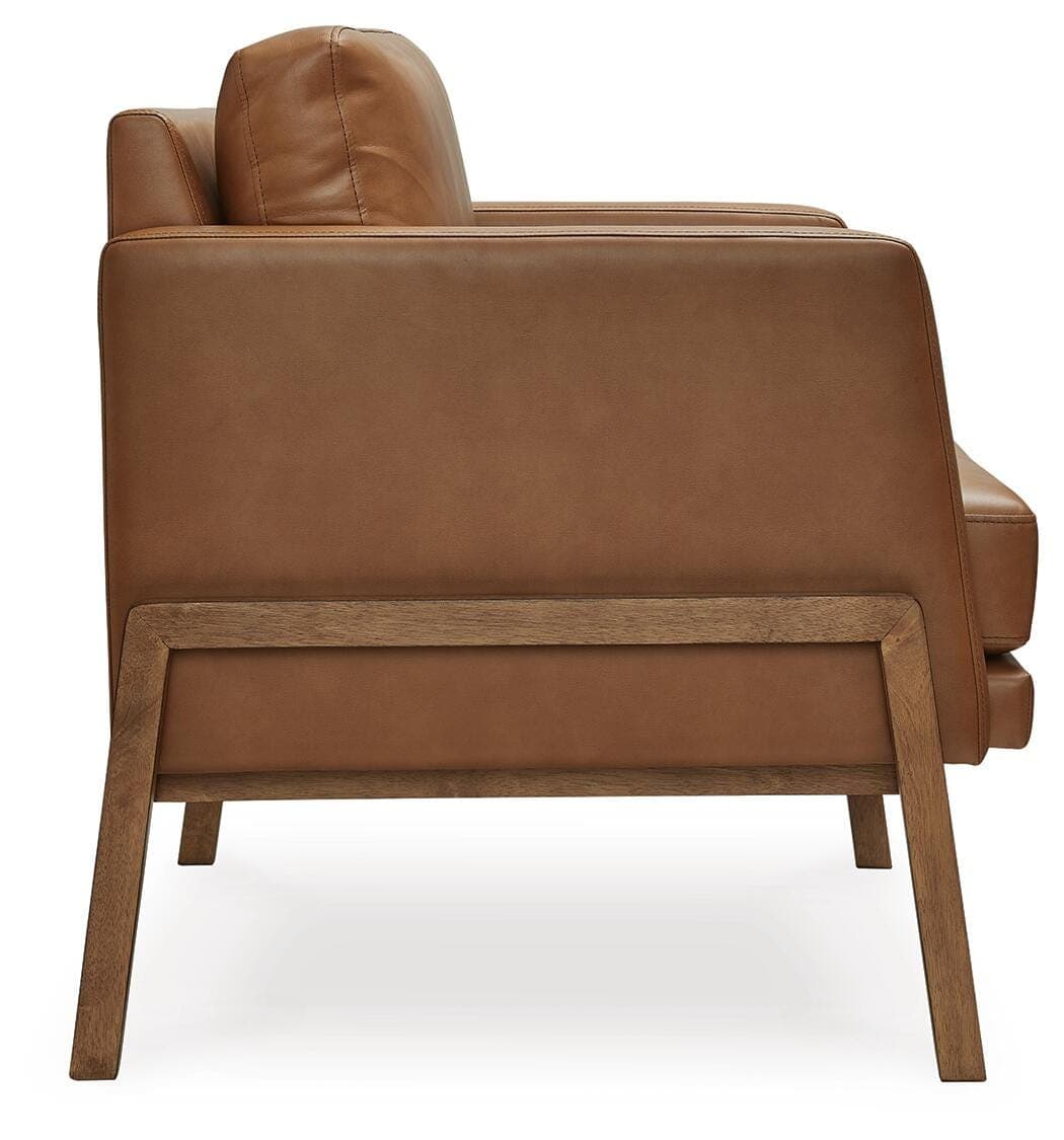 Numund Accent Chair — Brown/Beige — view 4