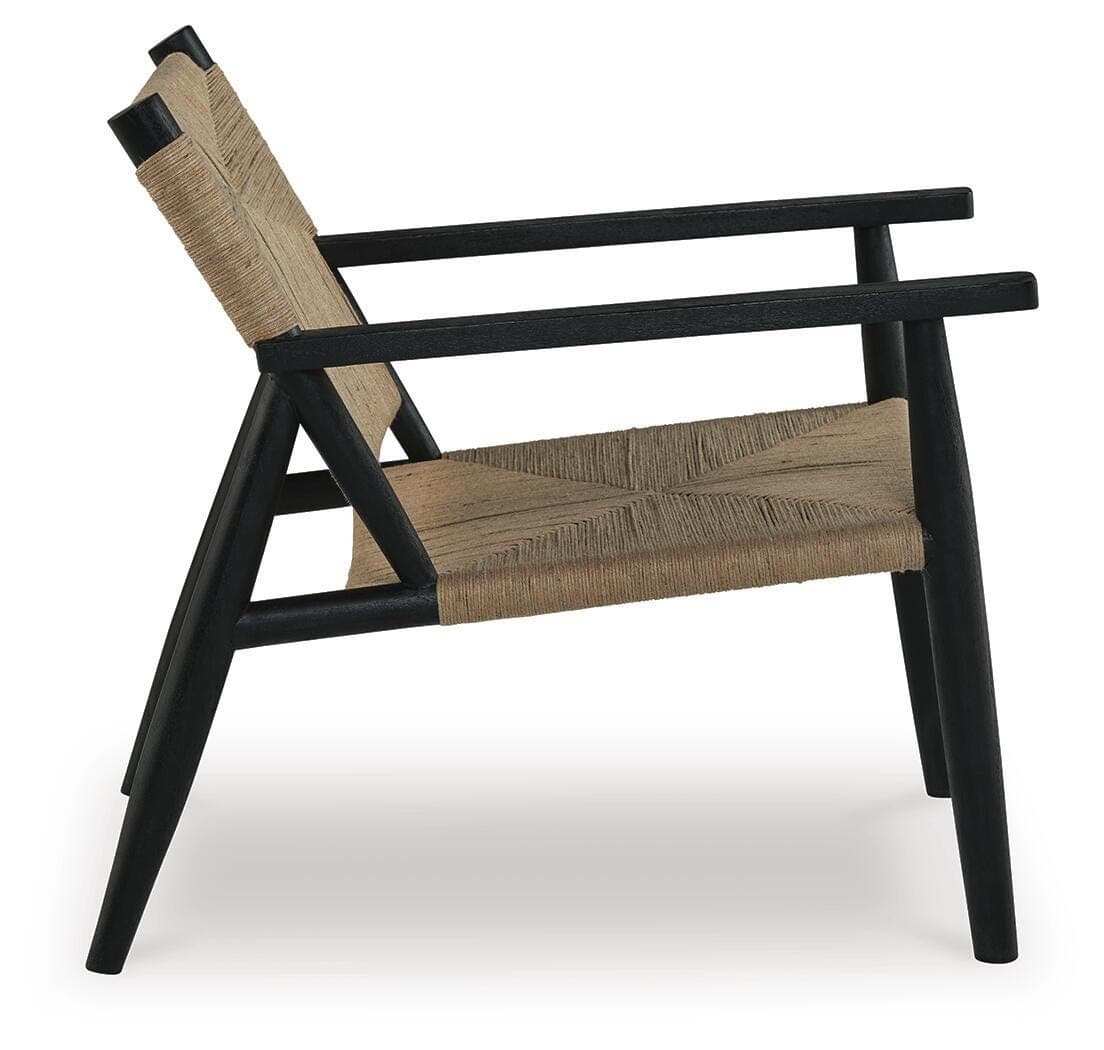Halfmore Accent Chair — Black/Gray, Brown/Beige & Natural — view 4
