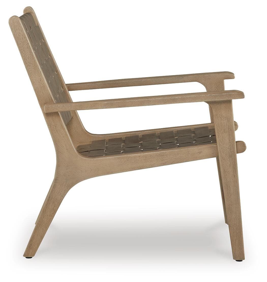 Jameset Accent Chair — Brown/Beige — view 4
