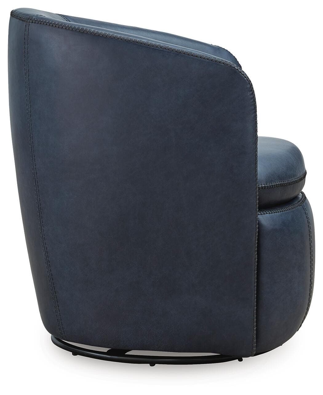 Kierreys Swivel Accent Chair — Blue — view 4