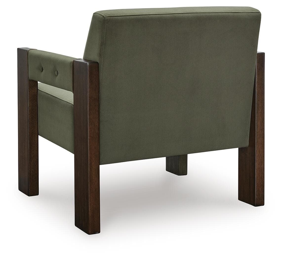 Adlanlock Accent Chair — Brown/Beige & Green — view 5
