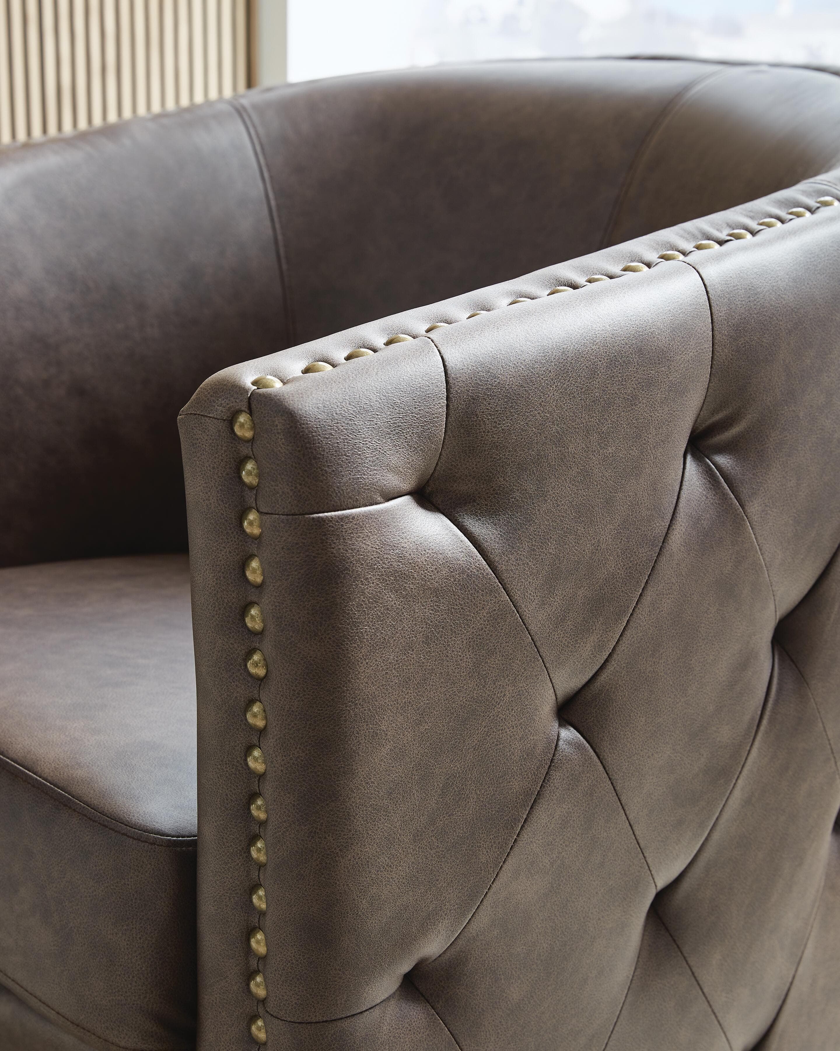 Brentlow Swivel Accent Chair — Granite — view 6