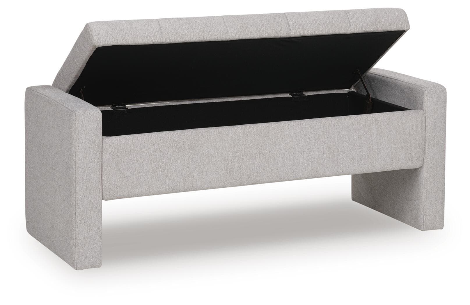Akselman Storage Bench — Gray — view 3