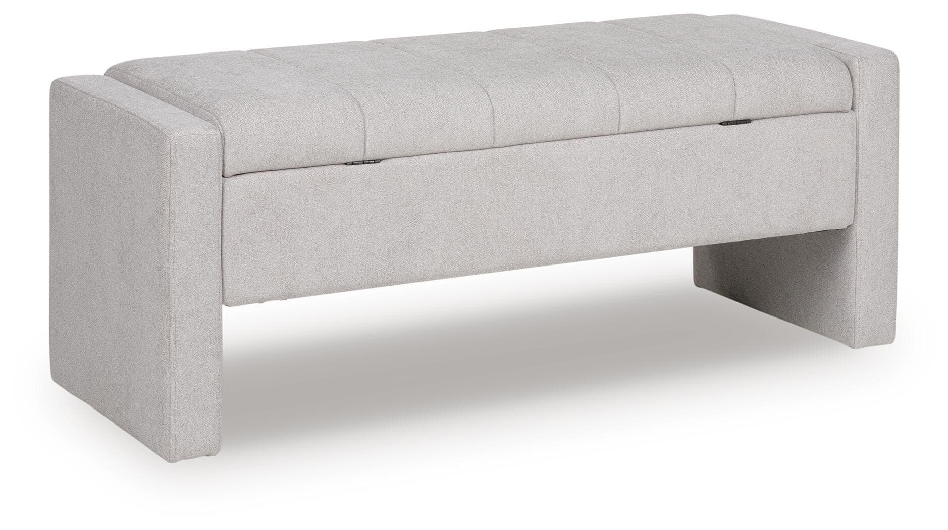 Akselman Storage Bench — Gray — view 5