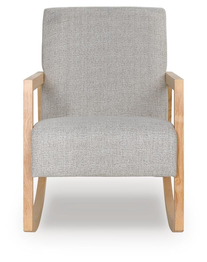 Wychworth Accent Chair — Gray/Natural — view 3